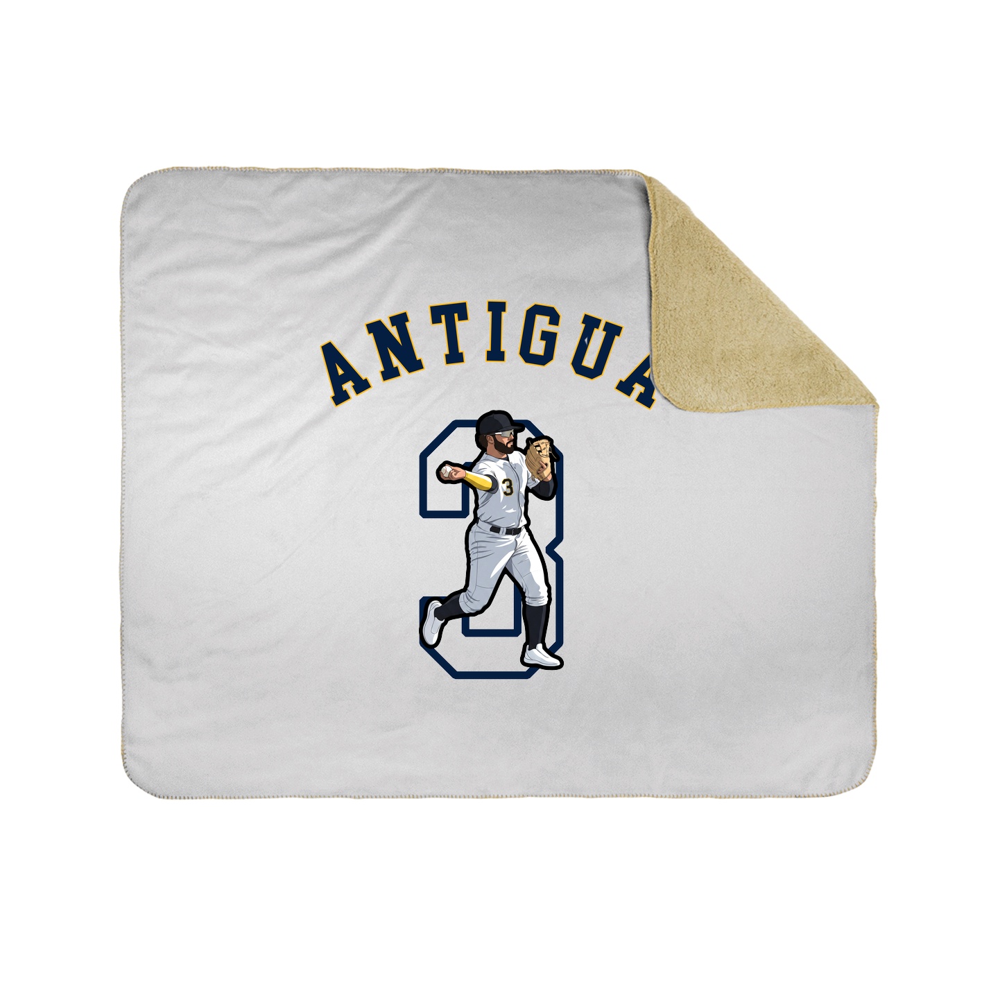 Throw Blanket — Shirsey Arch in White