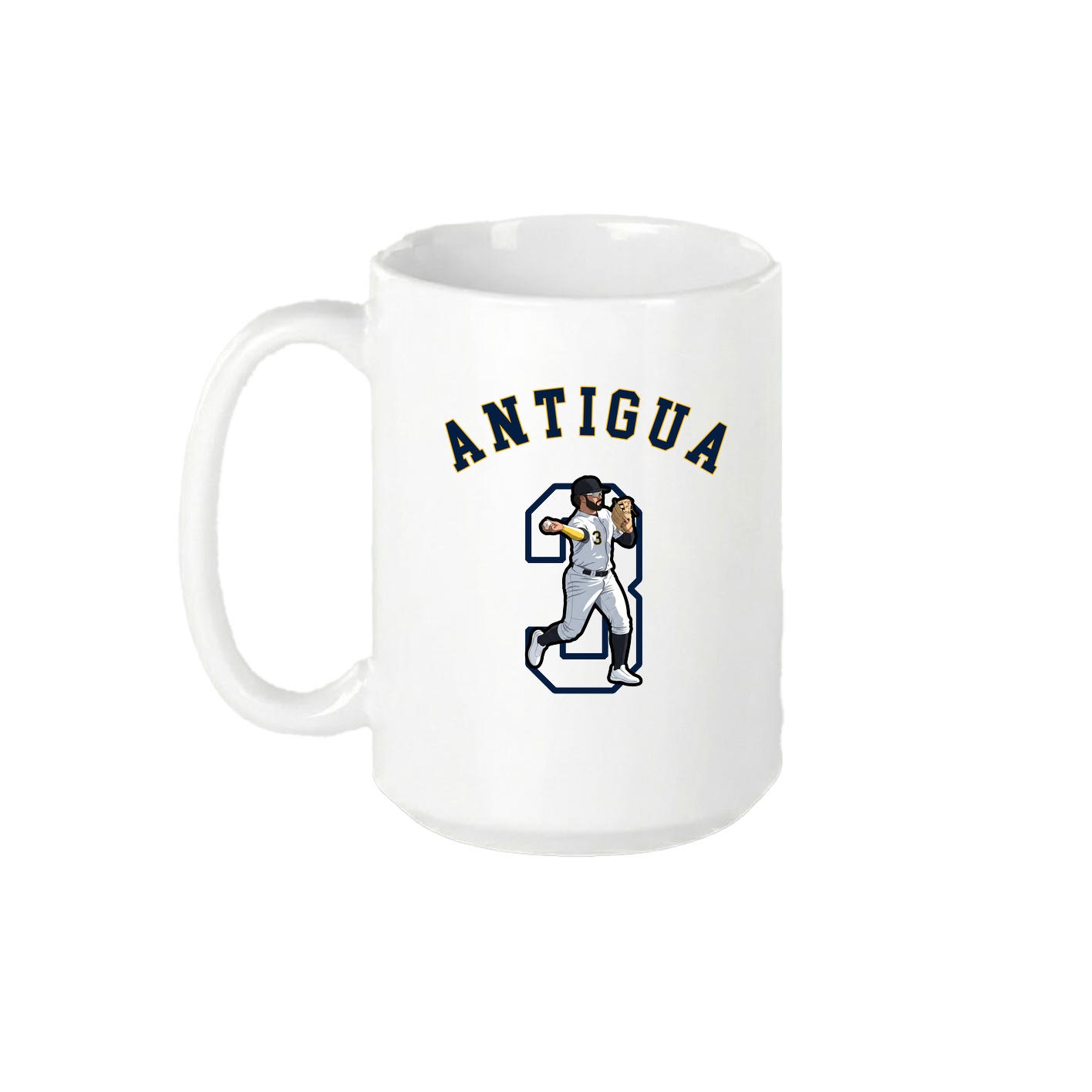 15oz Coffee Mug — Shirsey Arch in White