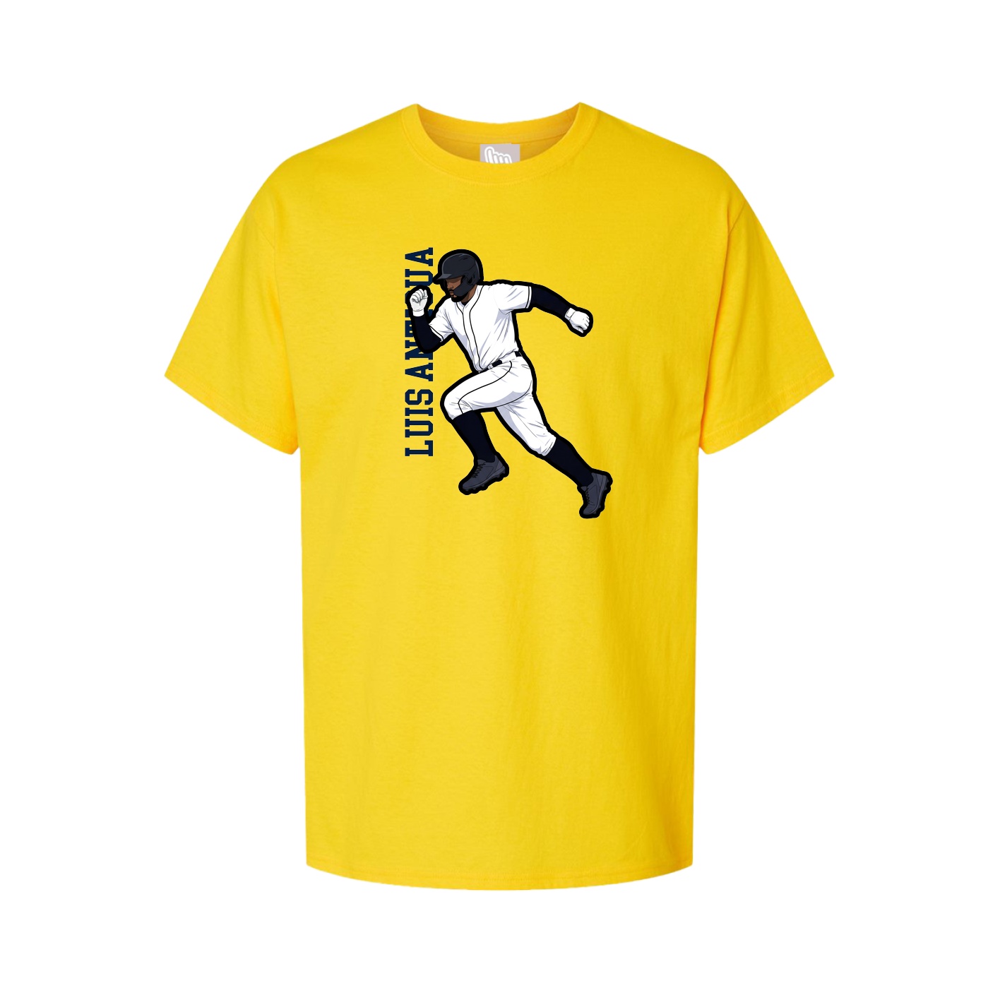 Tee — Name Vertical in Gold
