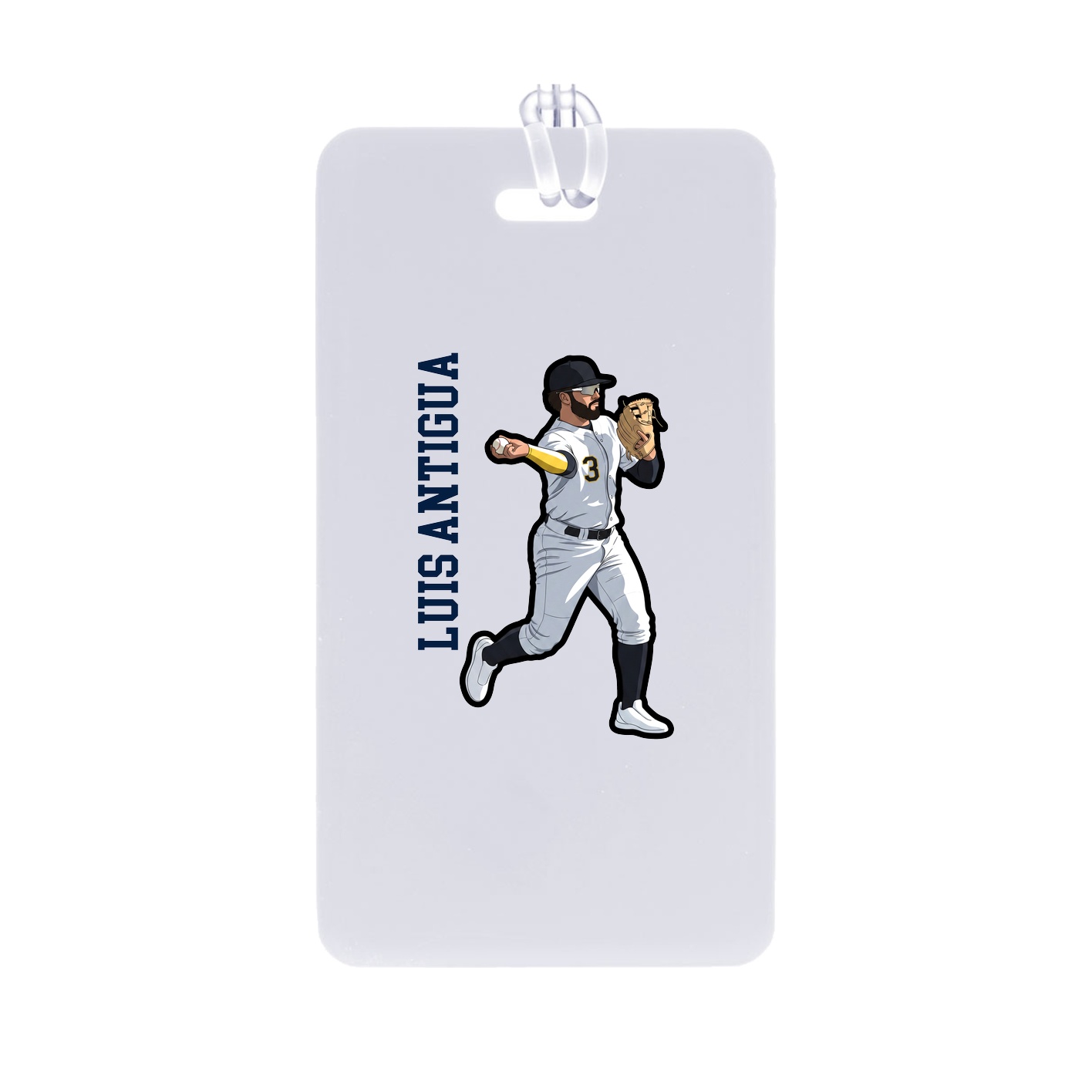 Bag Tag — Name Vertical in Classic
