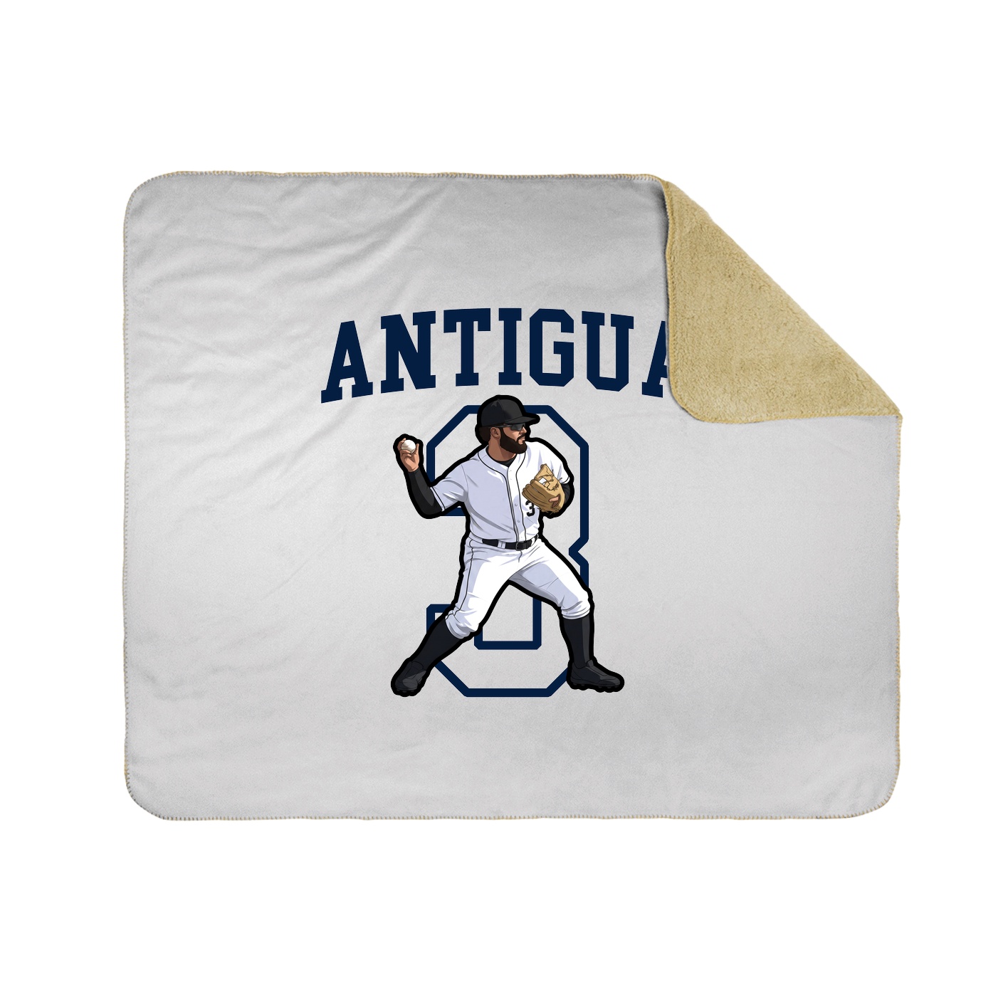 Throw Blanket — Shirsey in White