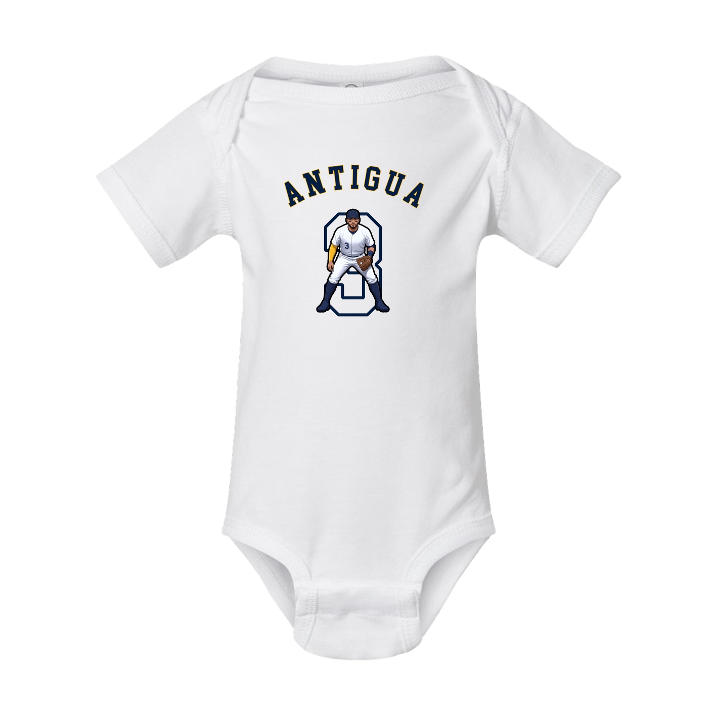 Baby Onesie — Shirsey Arch in White