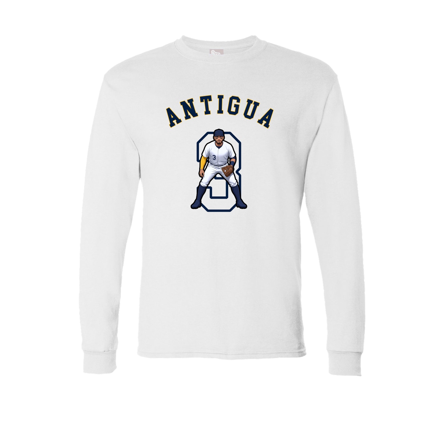 Long Sleeve Tee — Shirsey Arch in White