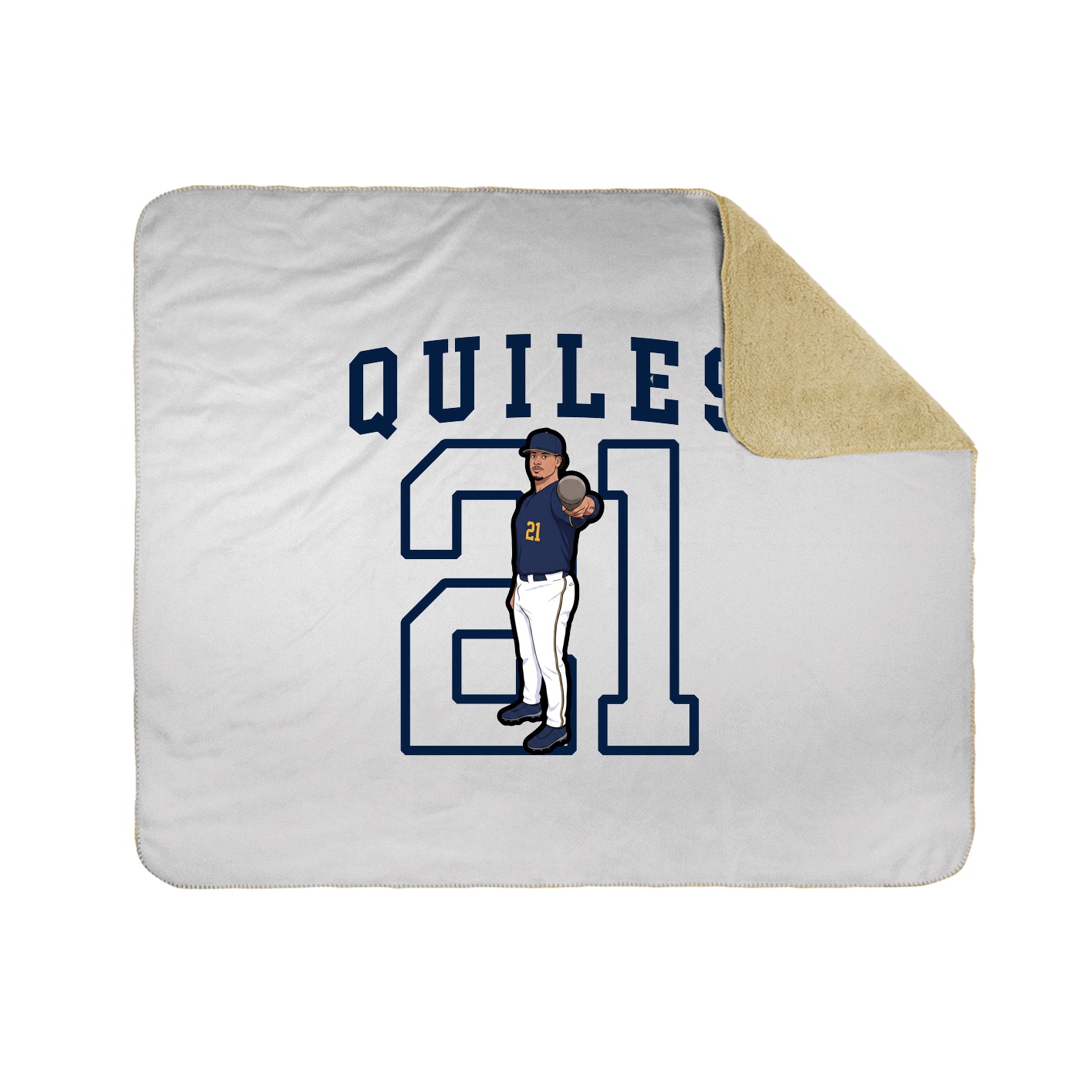 Throw Blanket — Shirsey in White