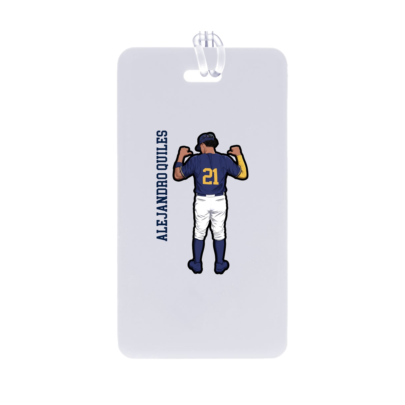 Bag Tag — Name Vertical in Classic