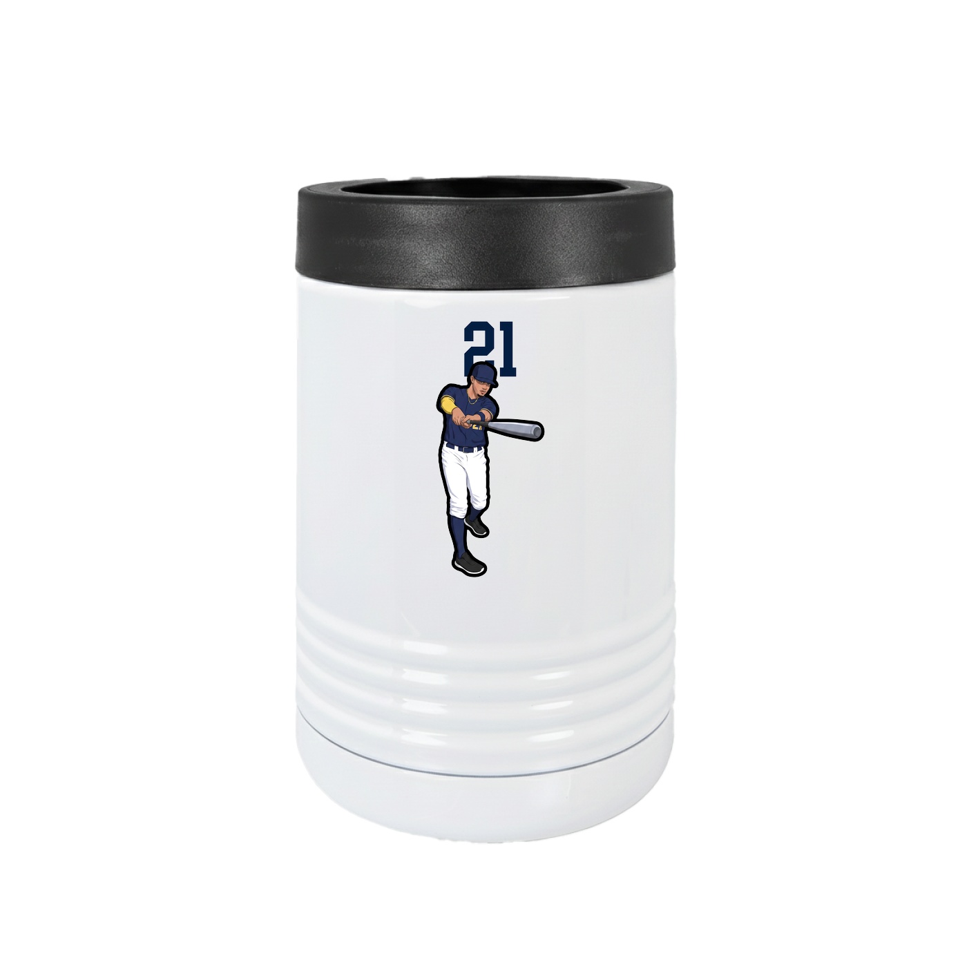 Beverage Holder — Number Top in White