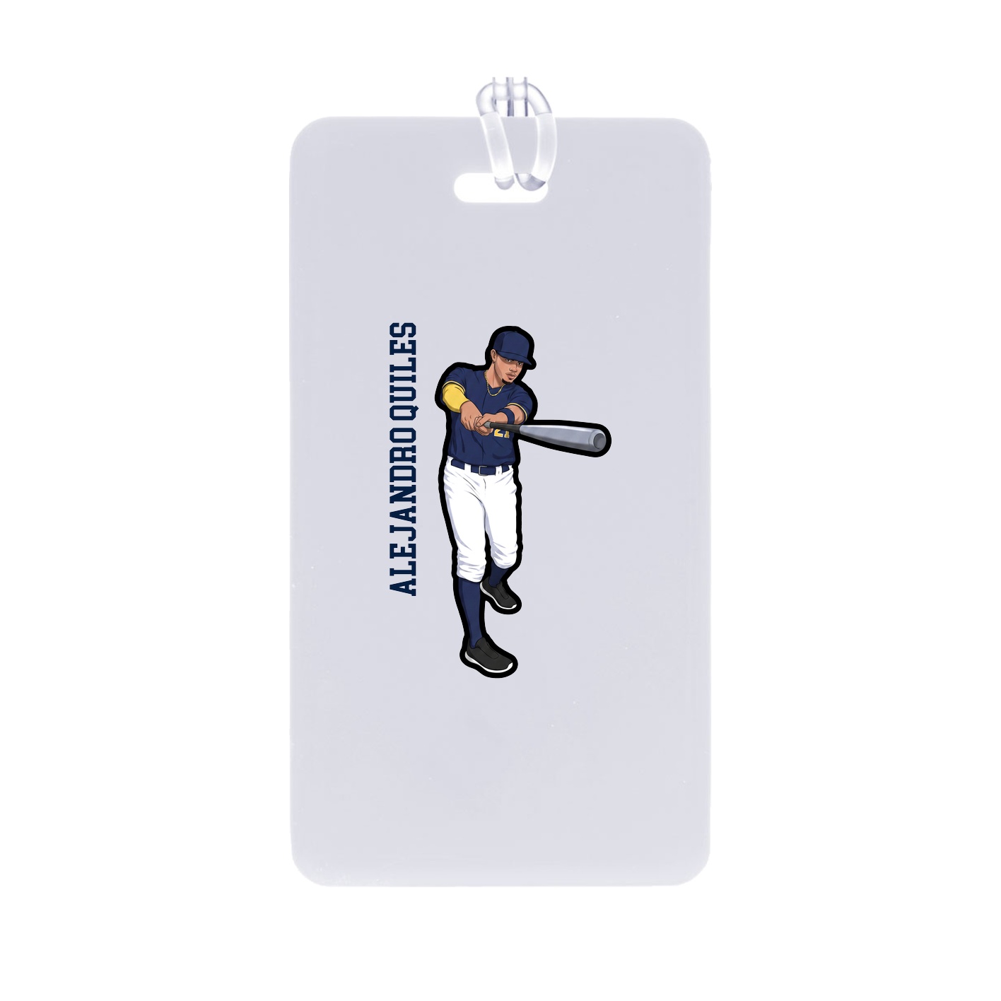 Bag Tag — Name Vertical in Classic