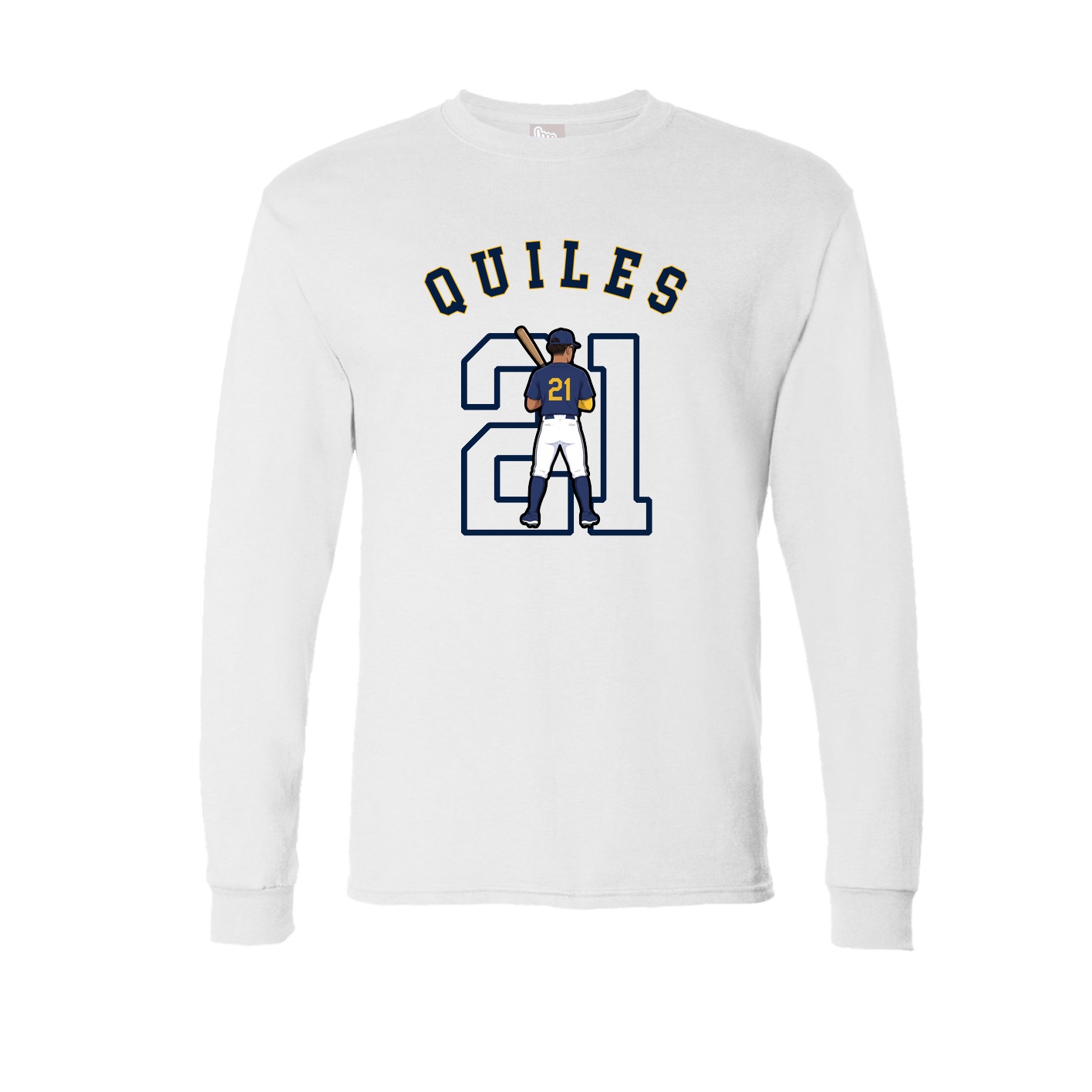 Long Sleeve Tee — Shirsey Arch in White