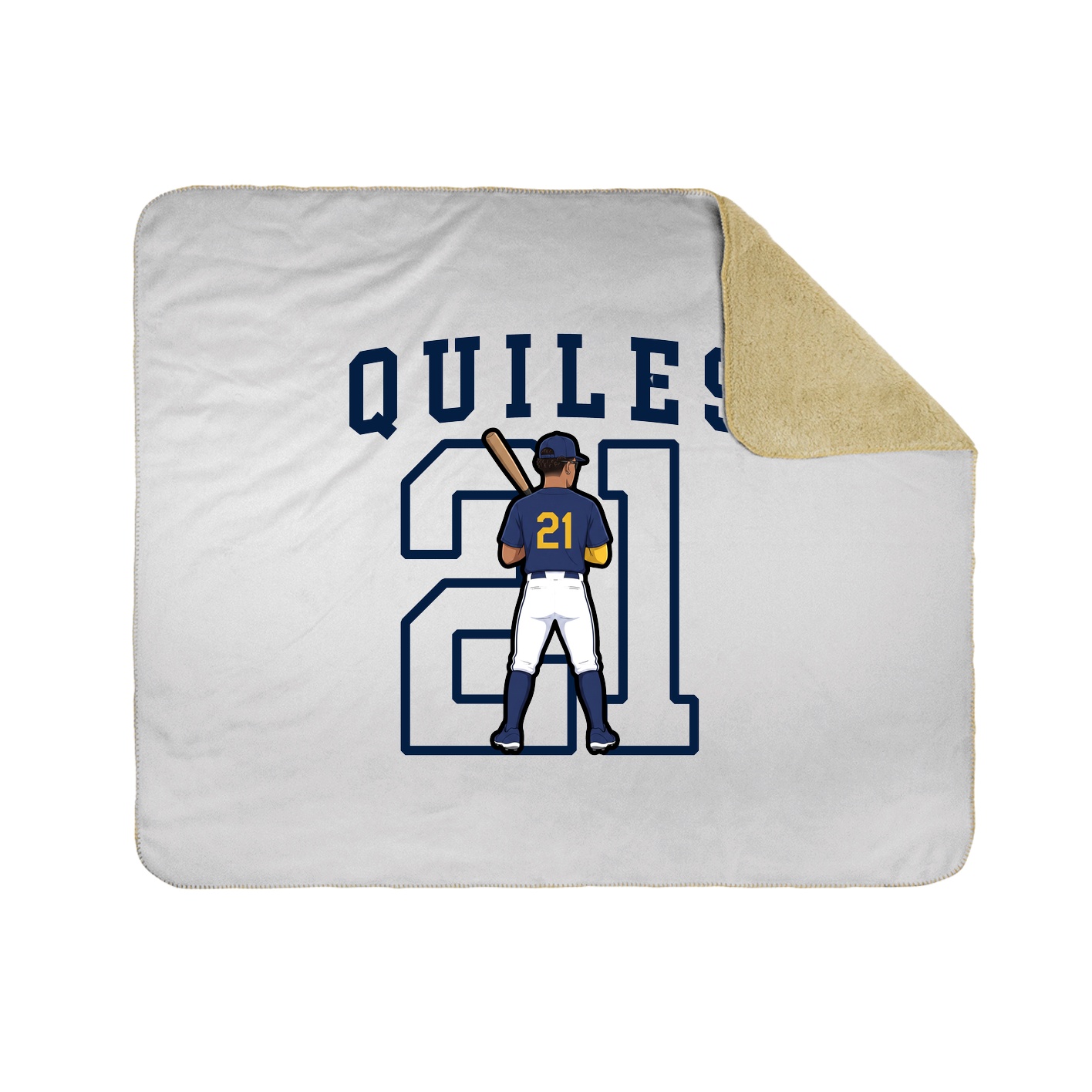 50x60 Sherpa Lined Throw Blanket