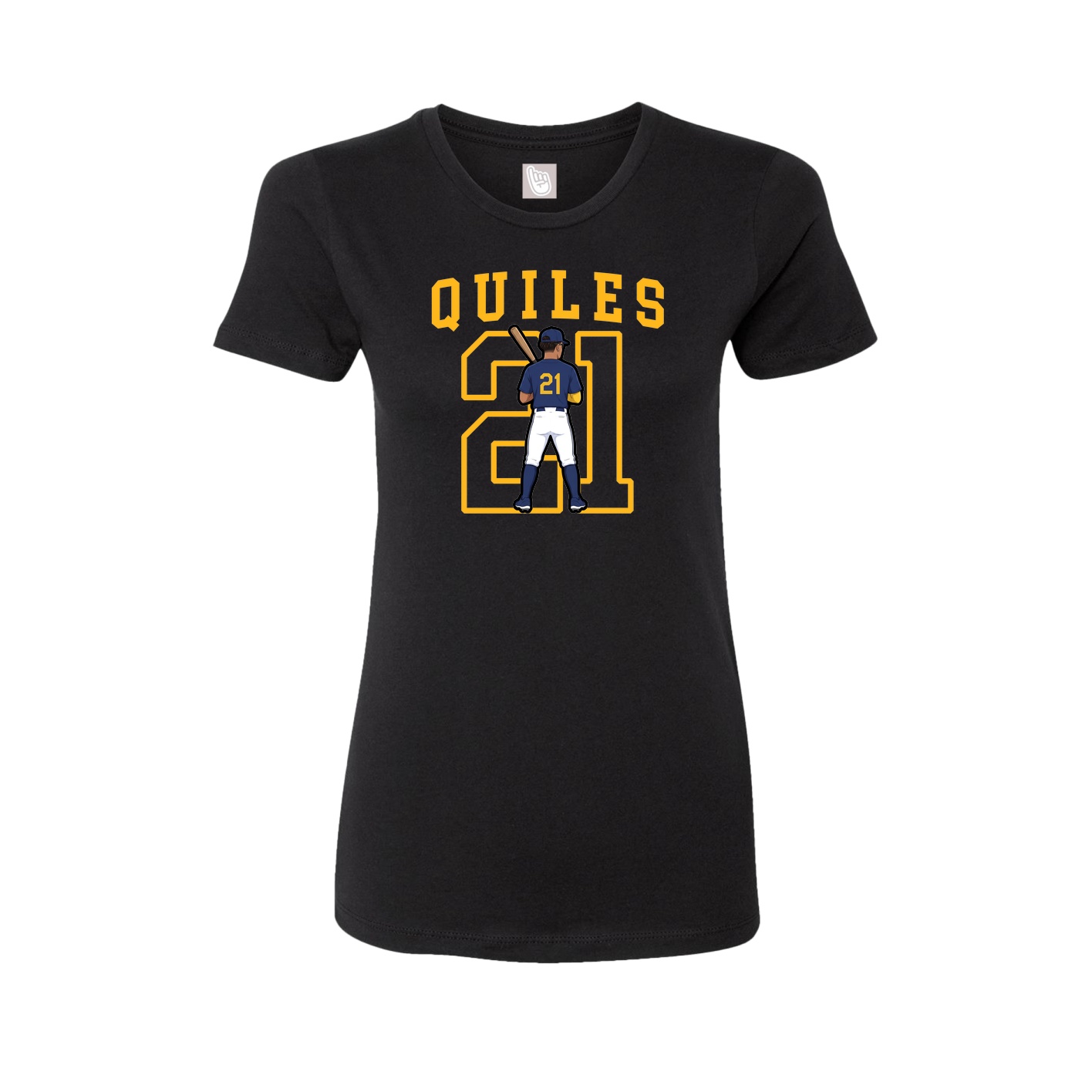 Fitted Women's Tee — Shirsey in Black