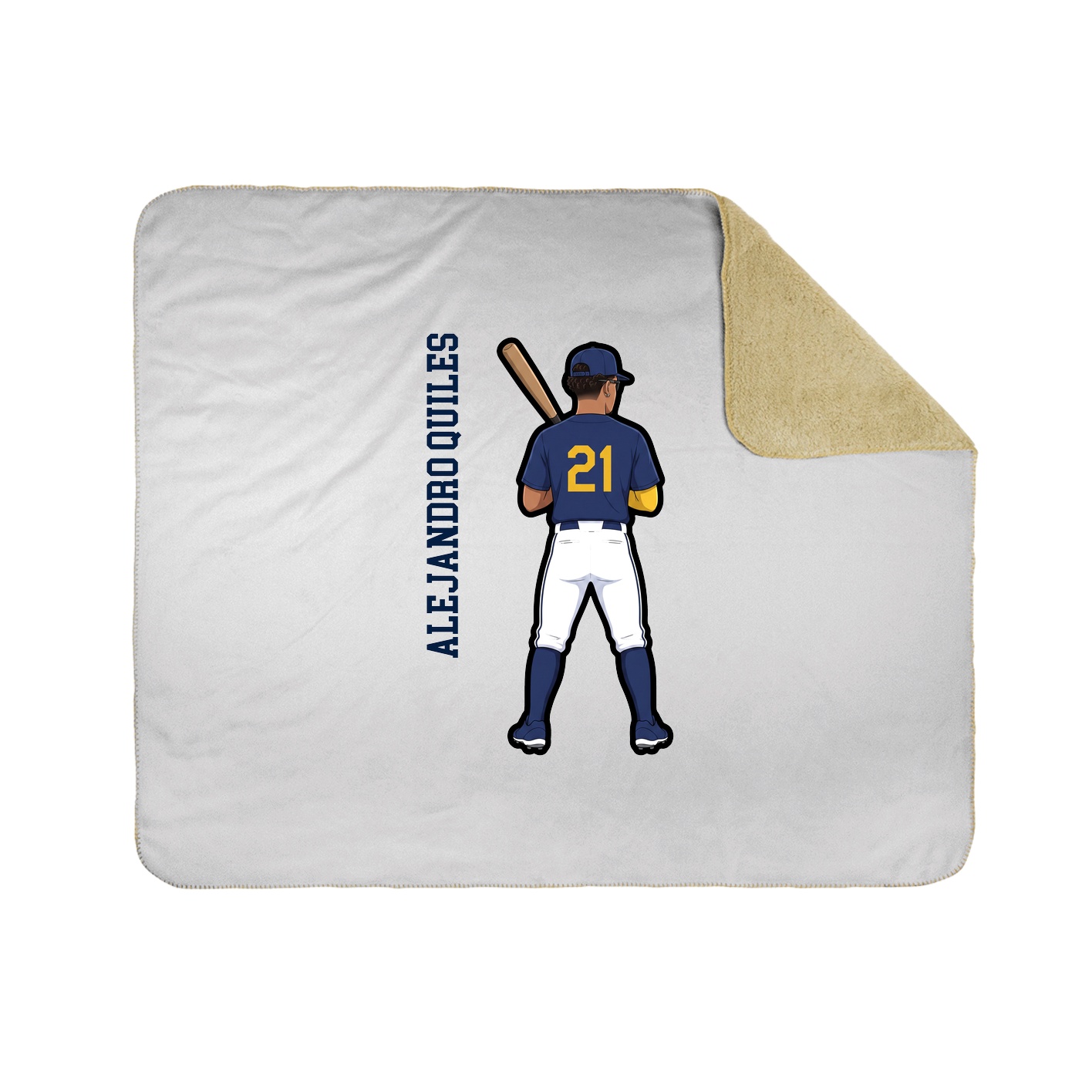 50x60 Sherpa Lined Throw Blanket