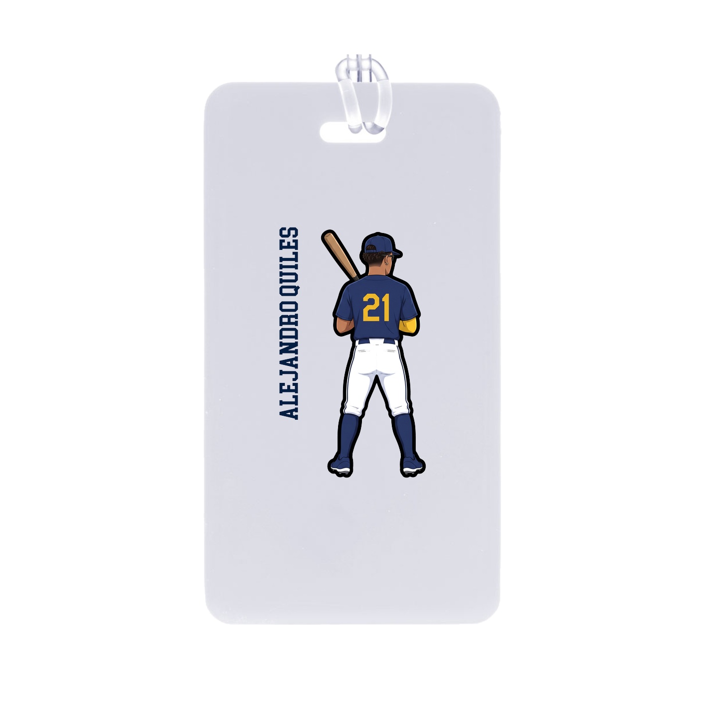 Bag Tag — Name Vertical in Classic