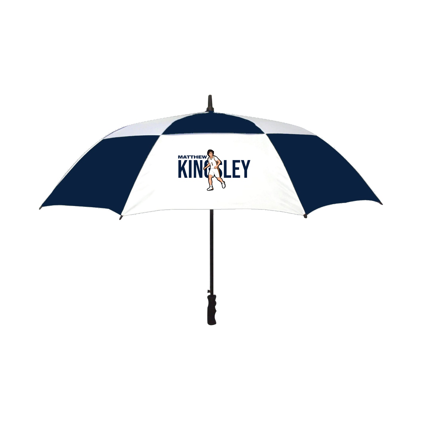 Golf Umbrella — Player Name in Navy