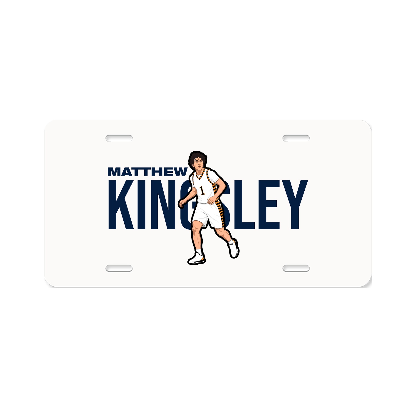 License Plate — Player Name in Classic