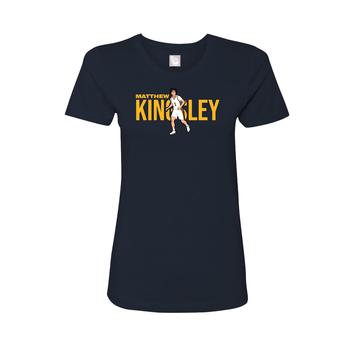 Womens Tee — Player Name in Navy