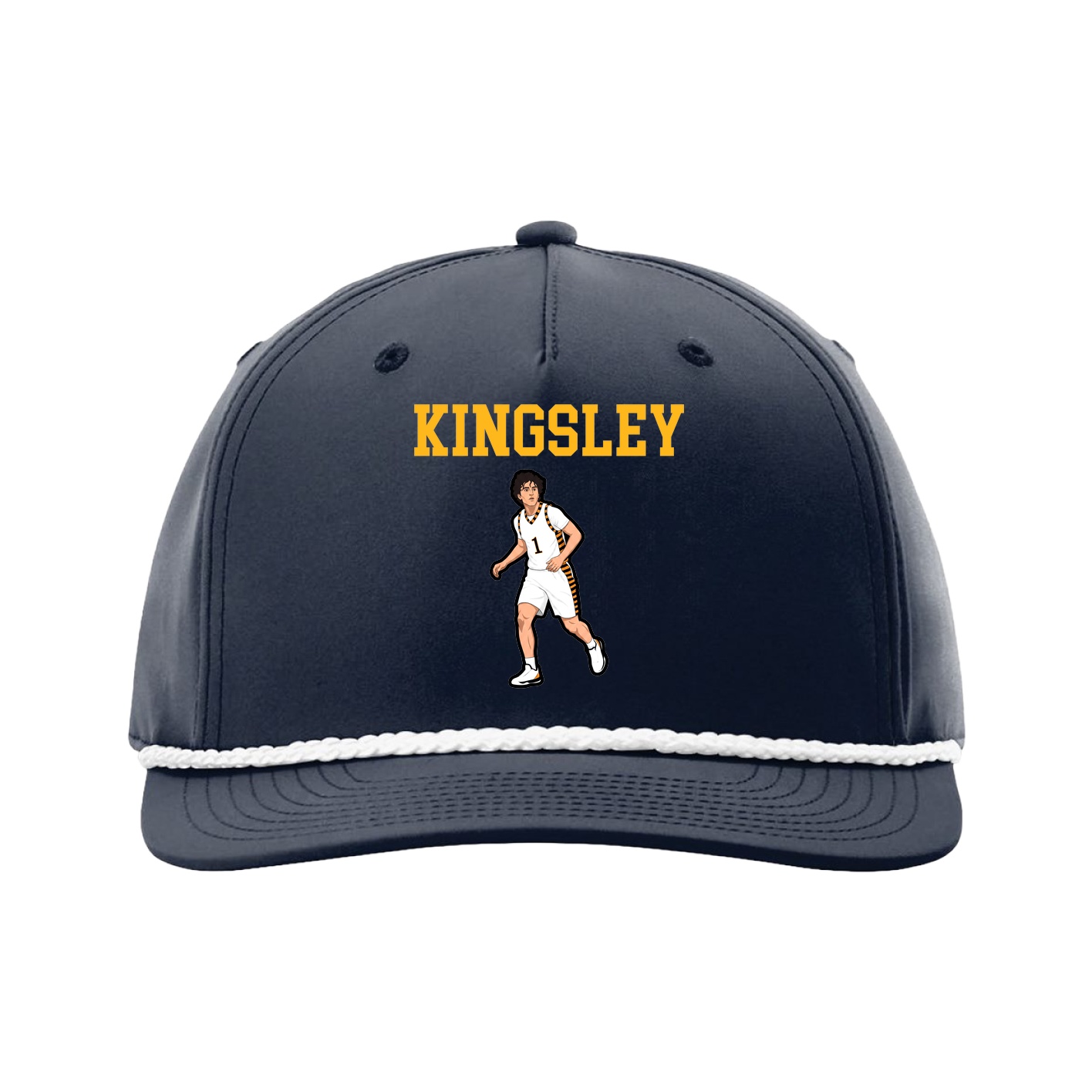 Five-Panel Classic Rope Cap — Shirsey in Navy