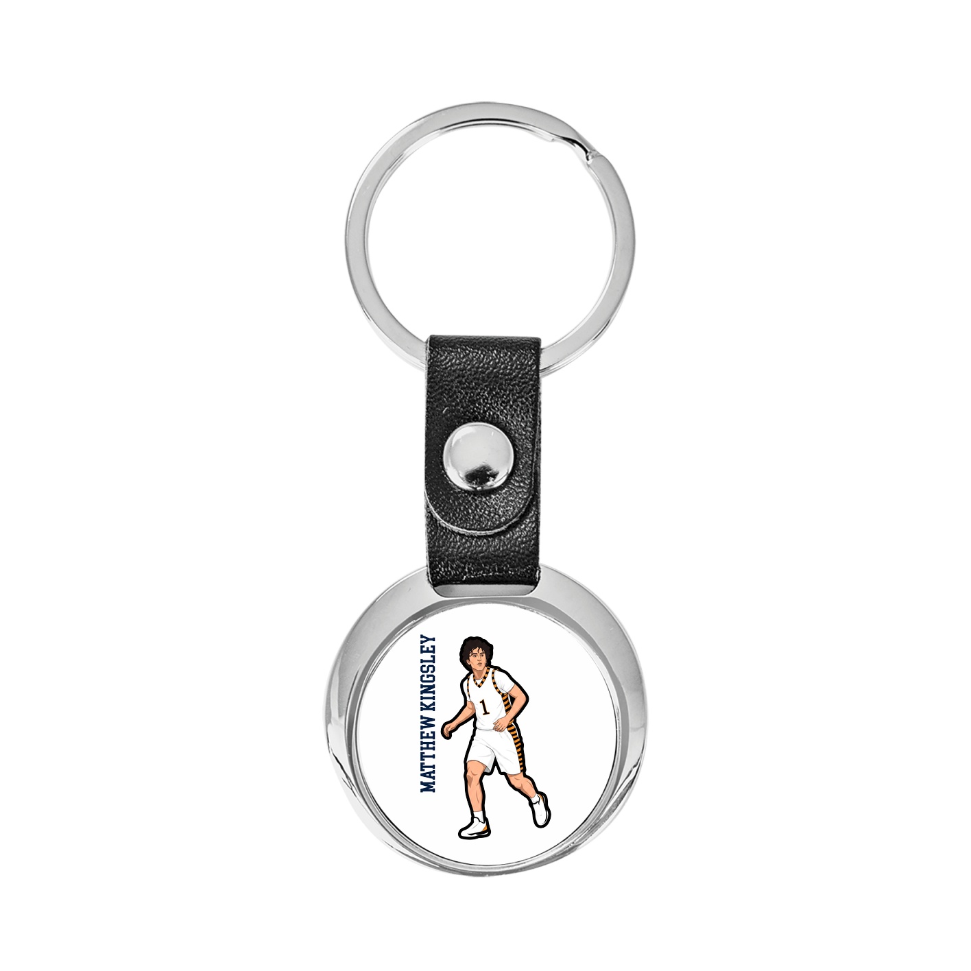 Key Chain — Name Vertical in Classic