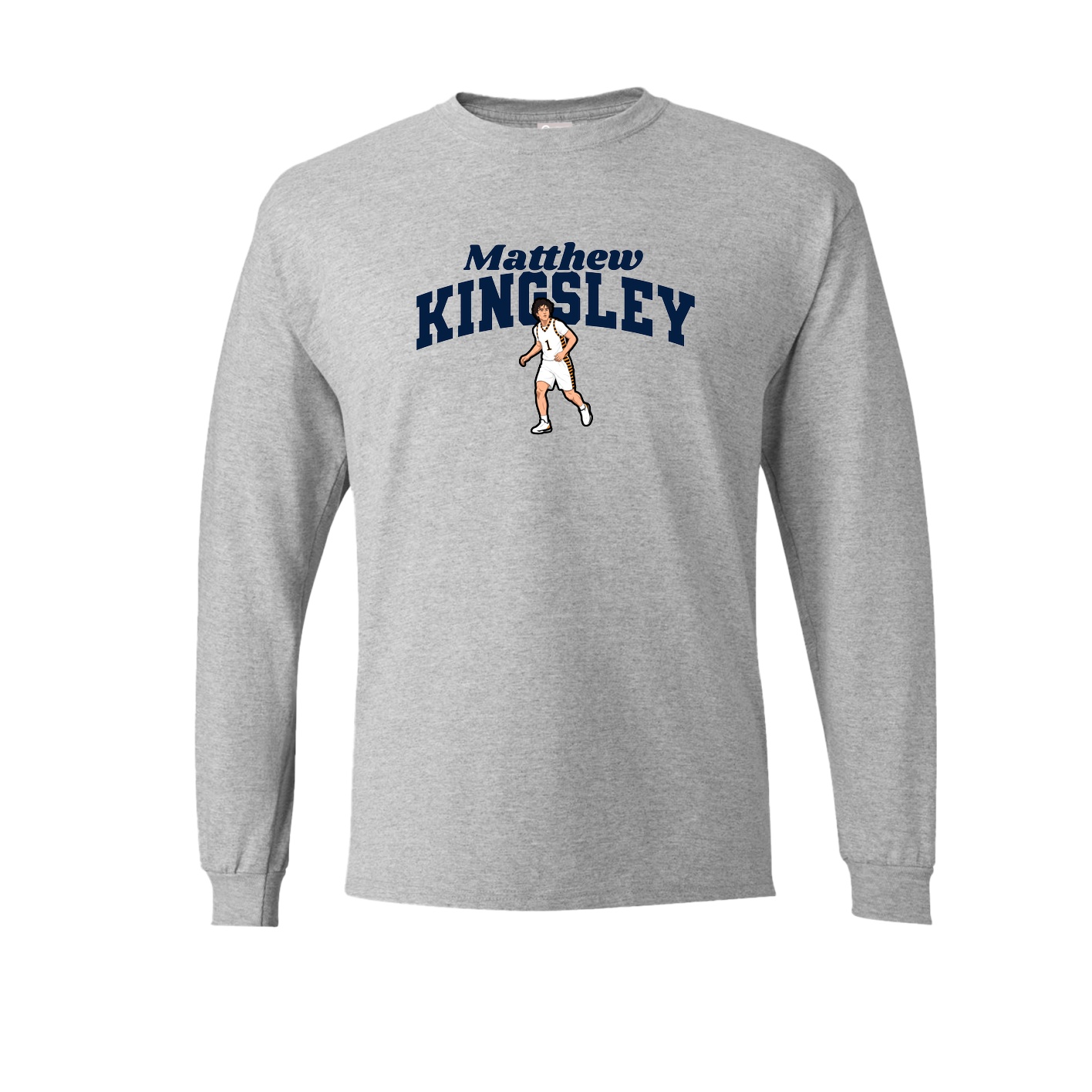 Long Sleeve Tee — Signature Arch in Grey