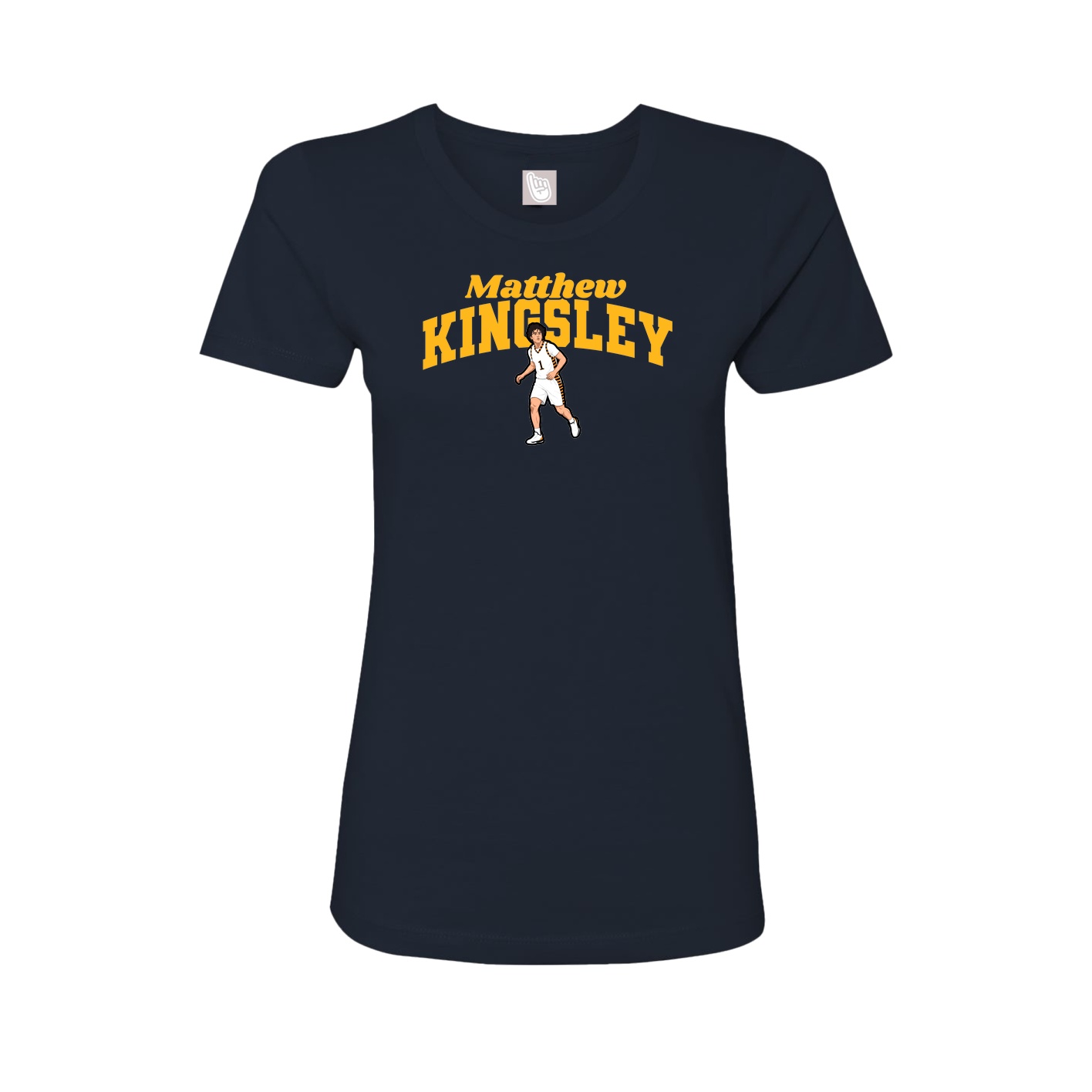 Womens Tee — Signature Arch in Navy