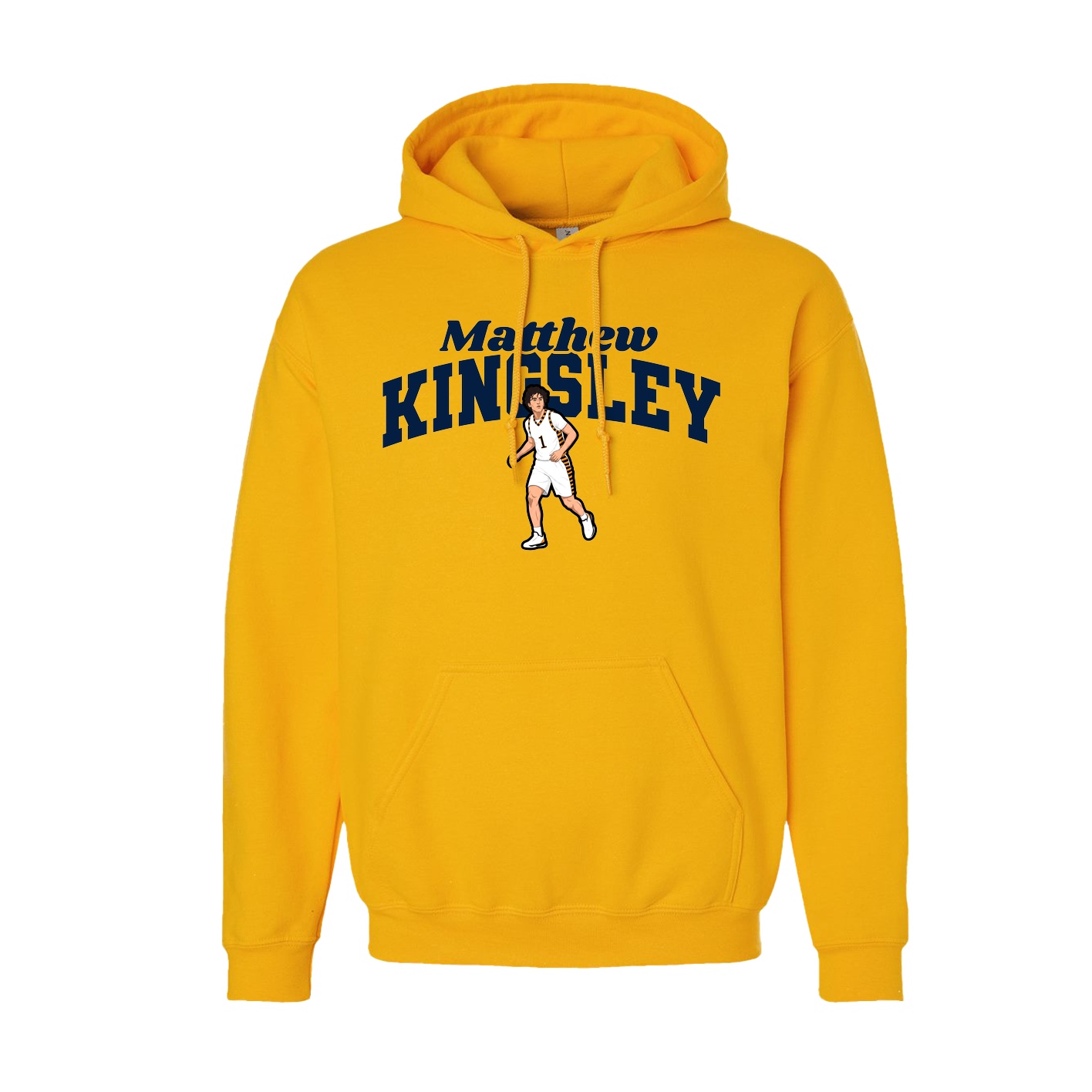 Hoodie — Signature Arch in Gold