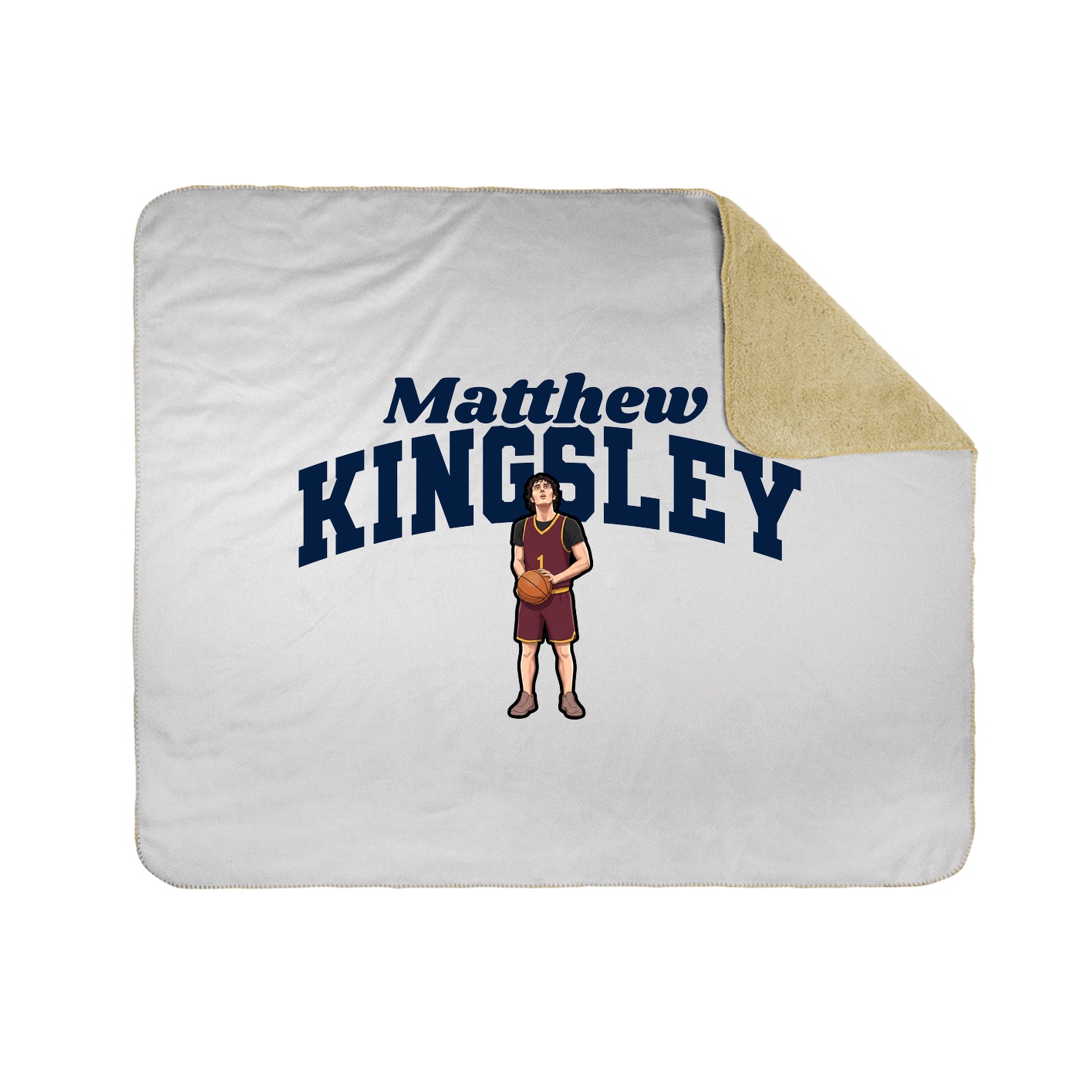 Throw Blanket — Signature Arch in White