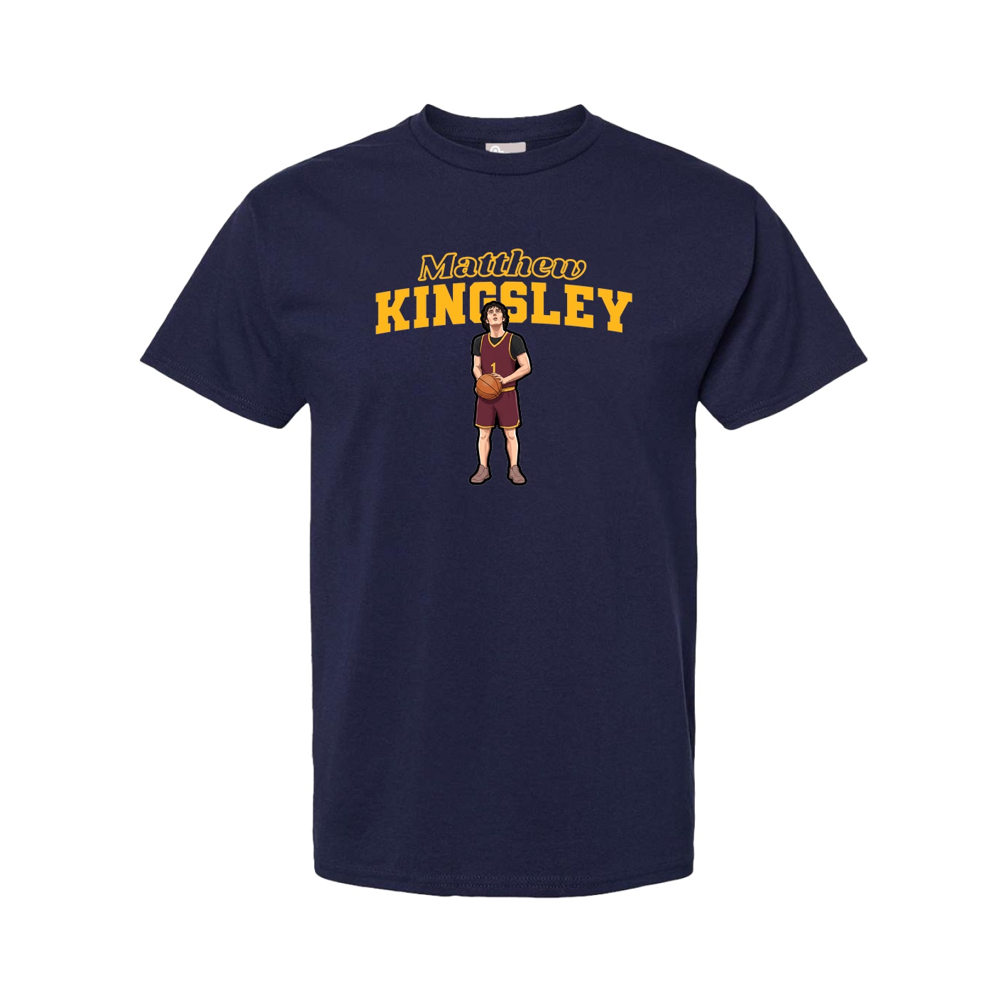 Tee — Name Arch in Navy