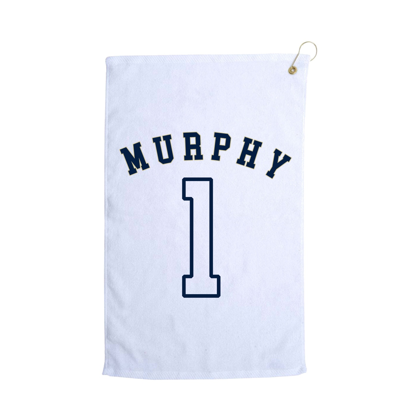 Golf Towel — Shirsey Arch in White