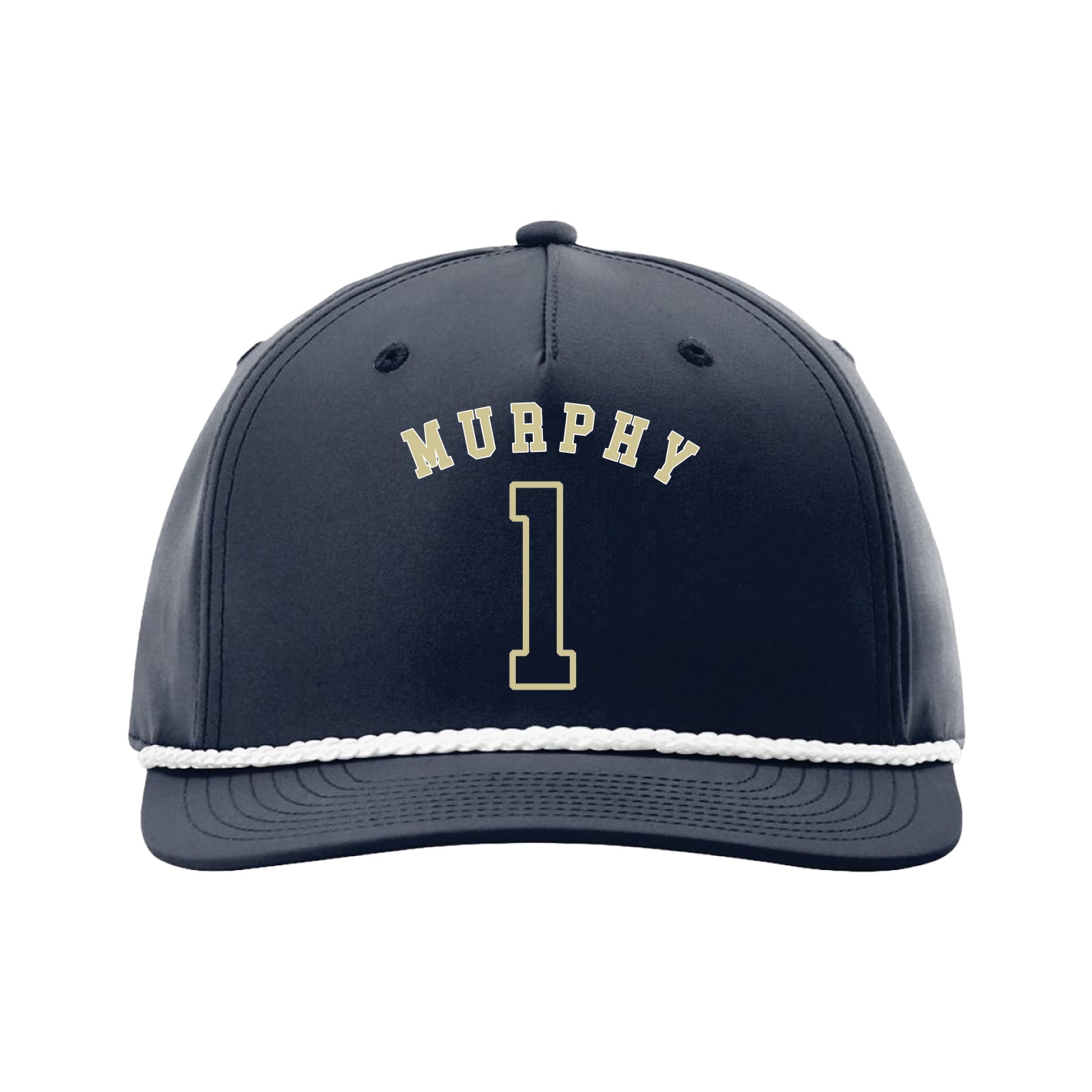 Five-Panel Classic Rope Cap — Shirsey Arch in Navy