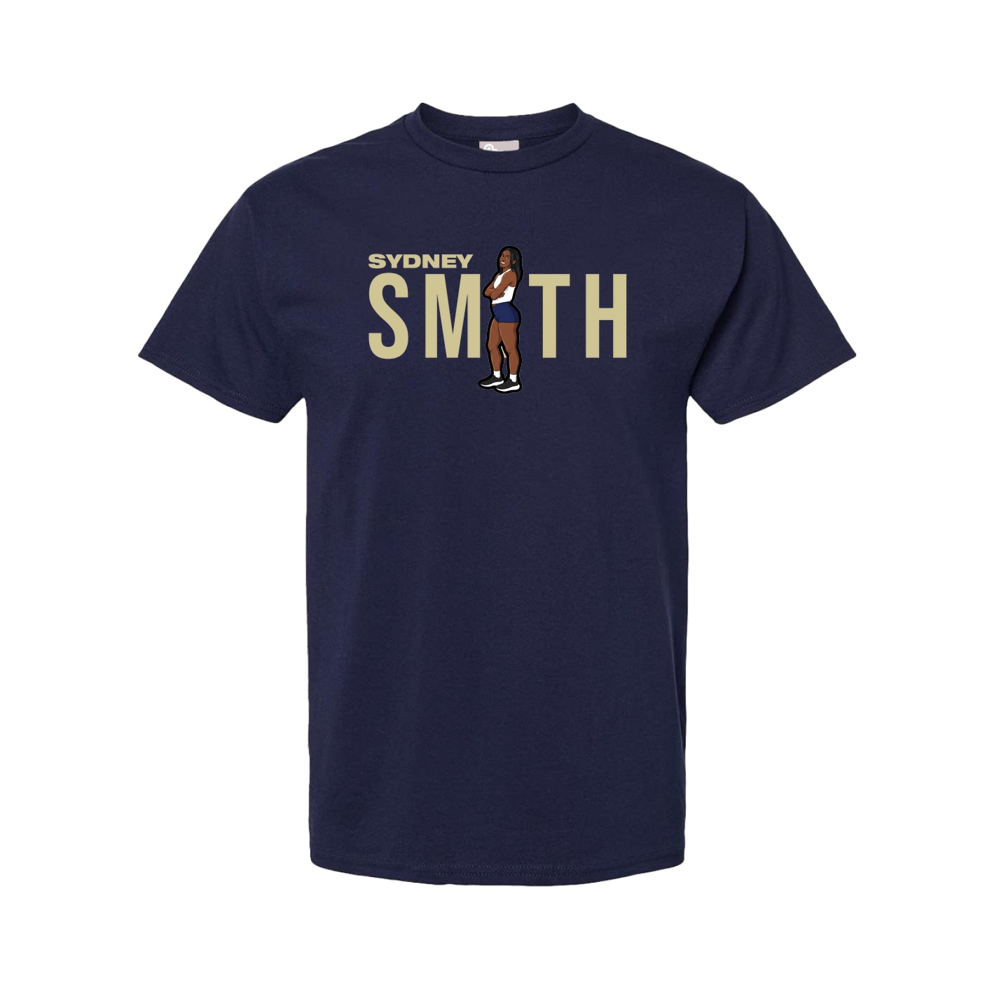 Tee — Player Name in Navy