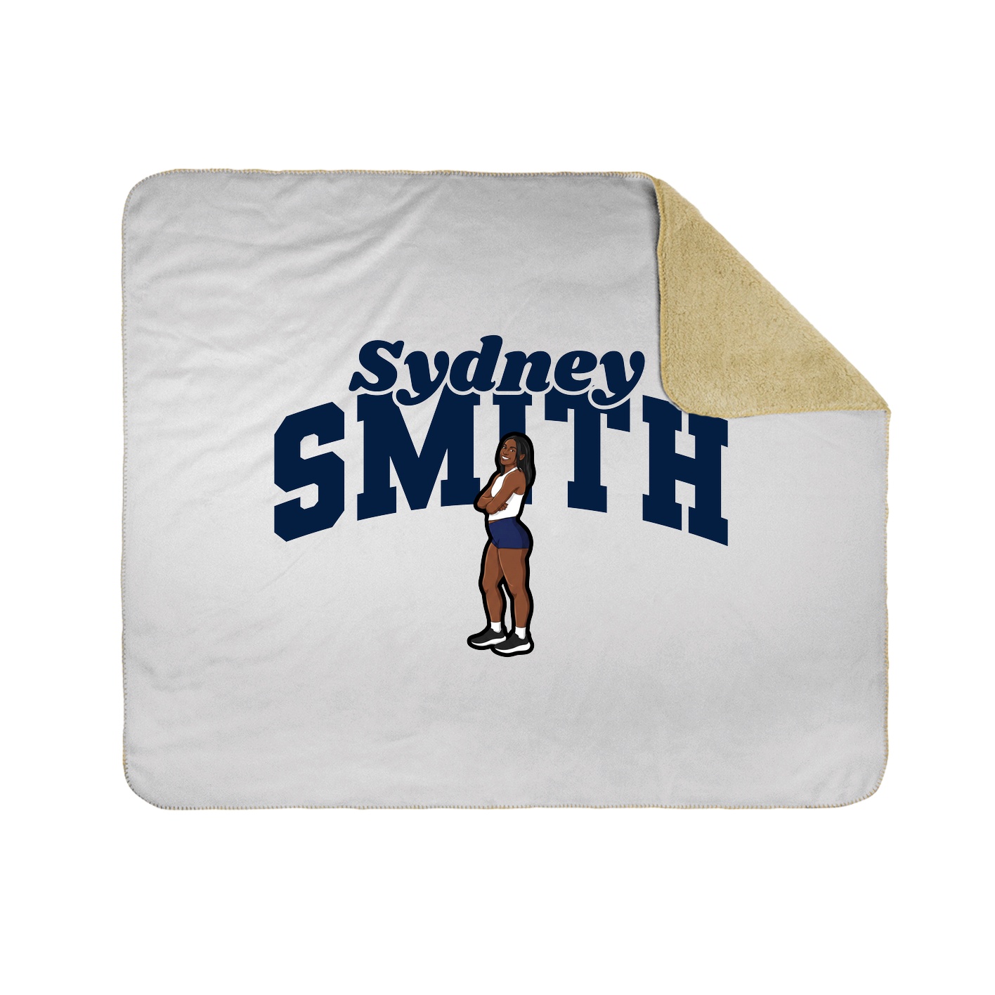 Throw Blanket — Signature Arch in White