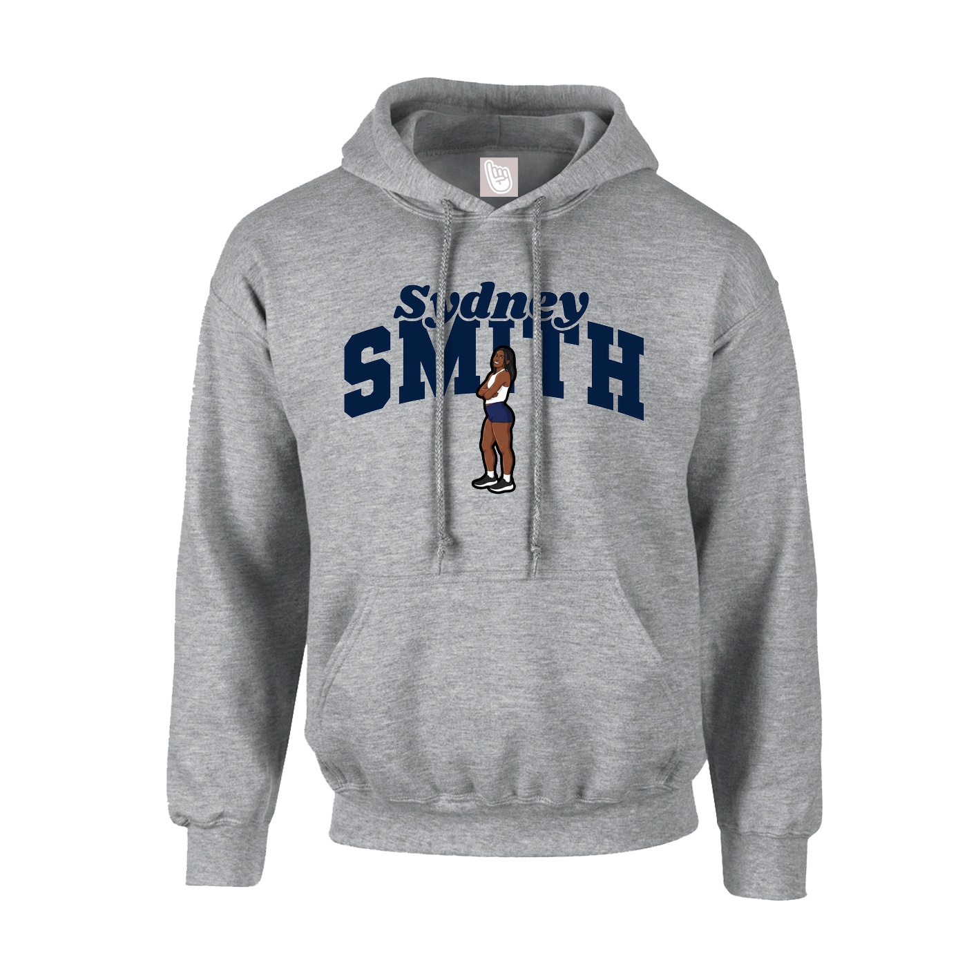 Hoodie — Signature Arch in Grey