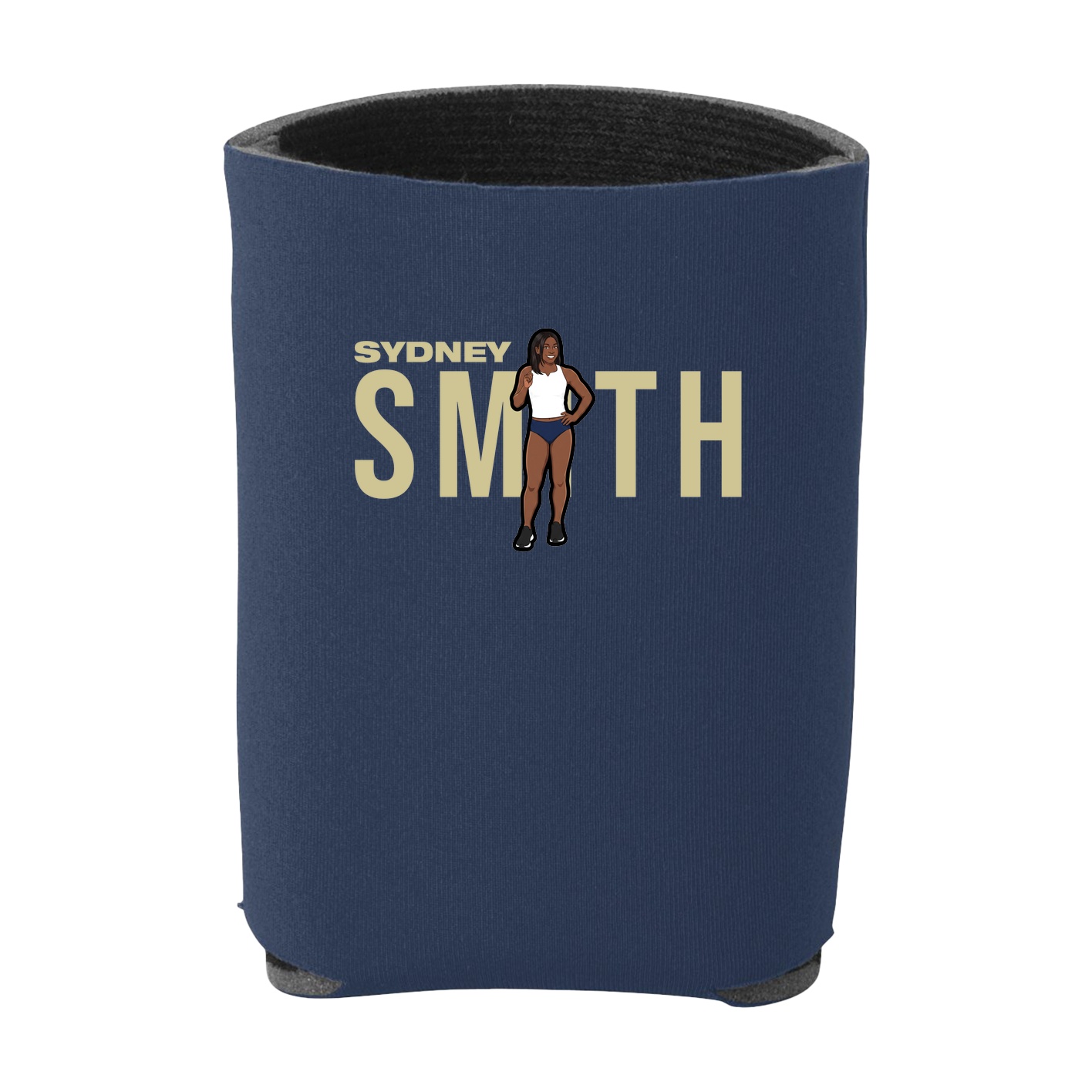 Can Holder — Player Name in Navy