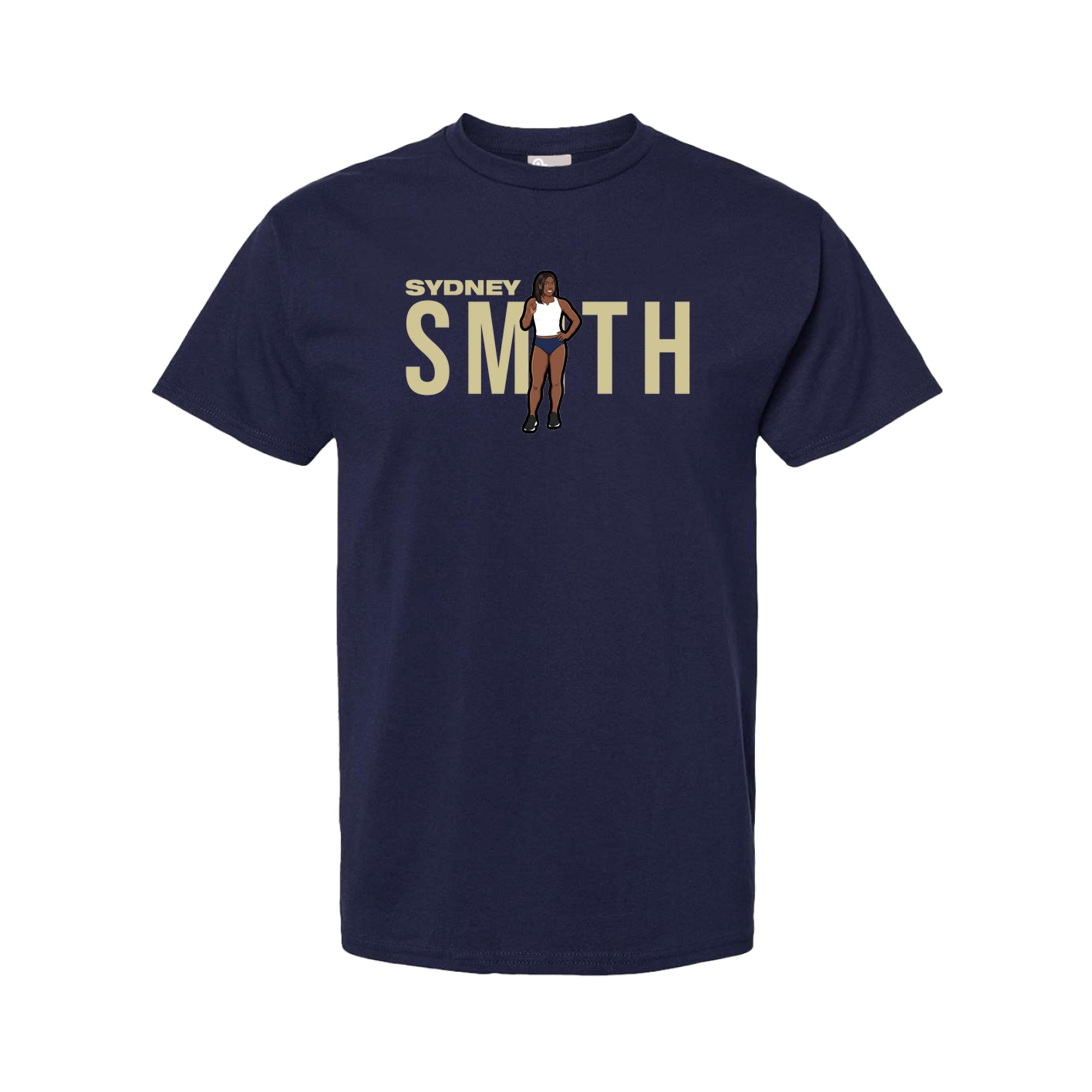 Youth Tee — Player Name in Navy