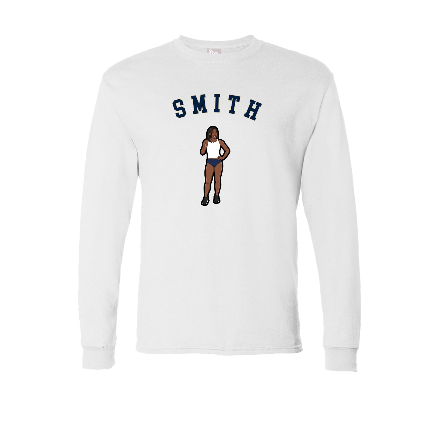 Long Sleeve Tee — Shirsey Arch in White
