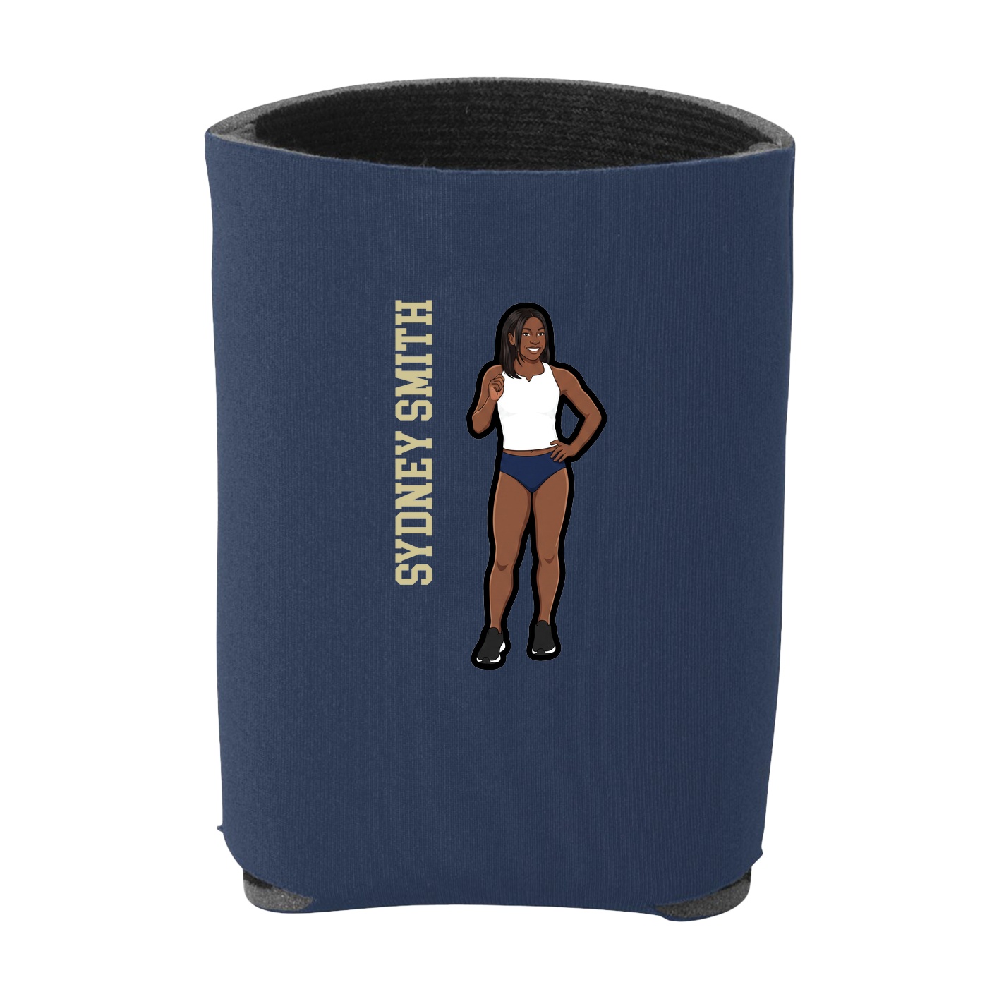 Can Holder — Name Vertical in Navy