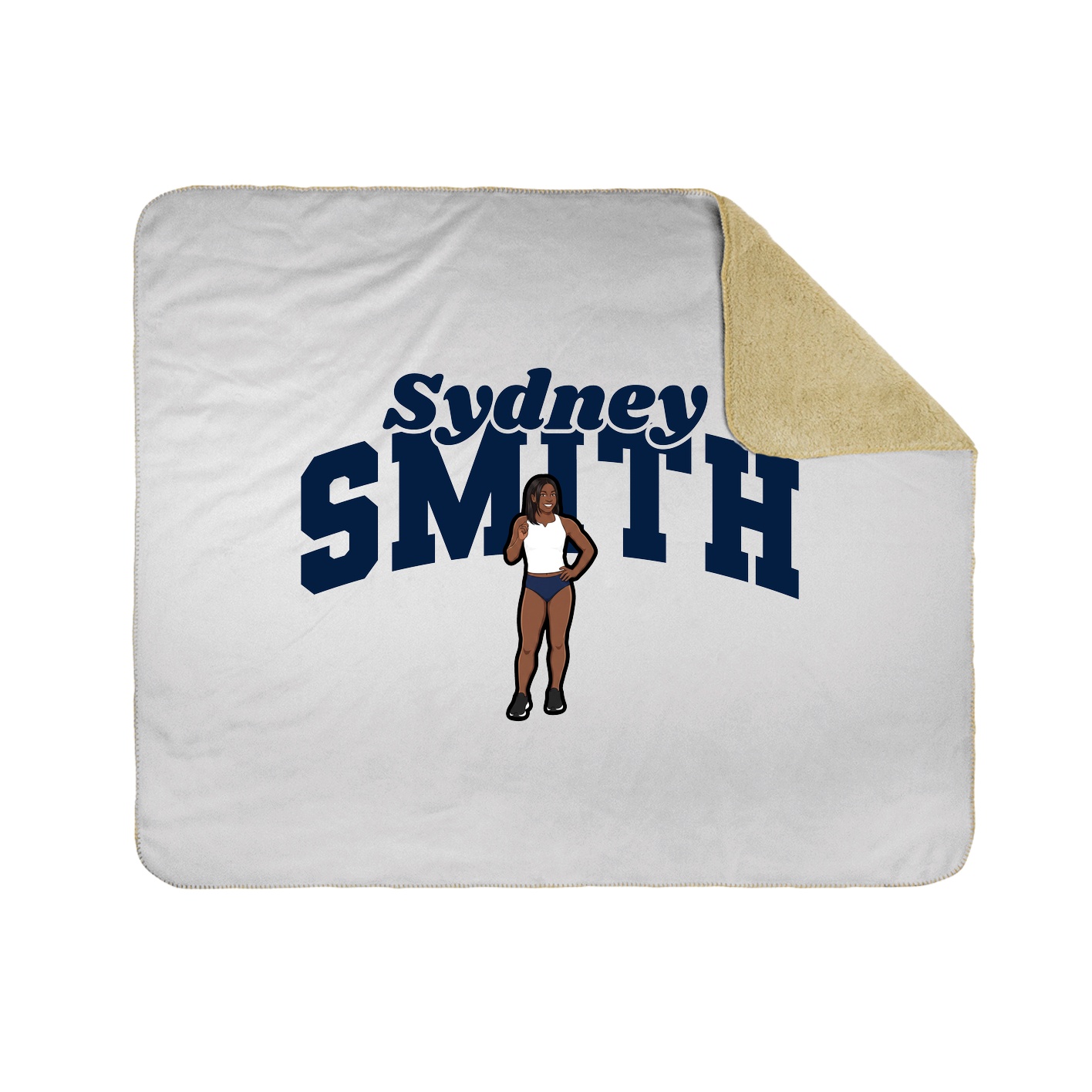 Throw Blanket — Signature Arch in White