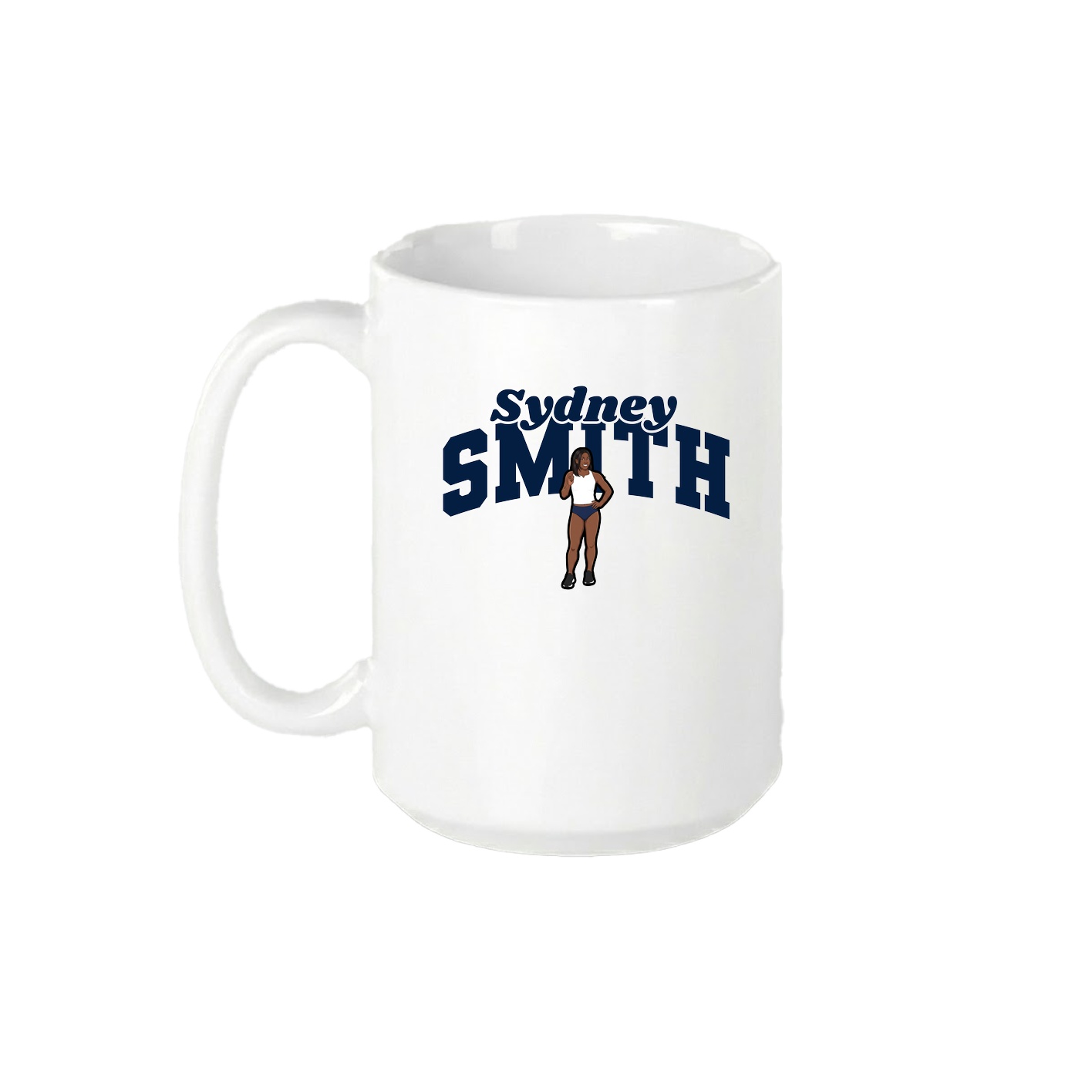 15oz Coffee Mug — Signature Arch in White