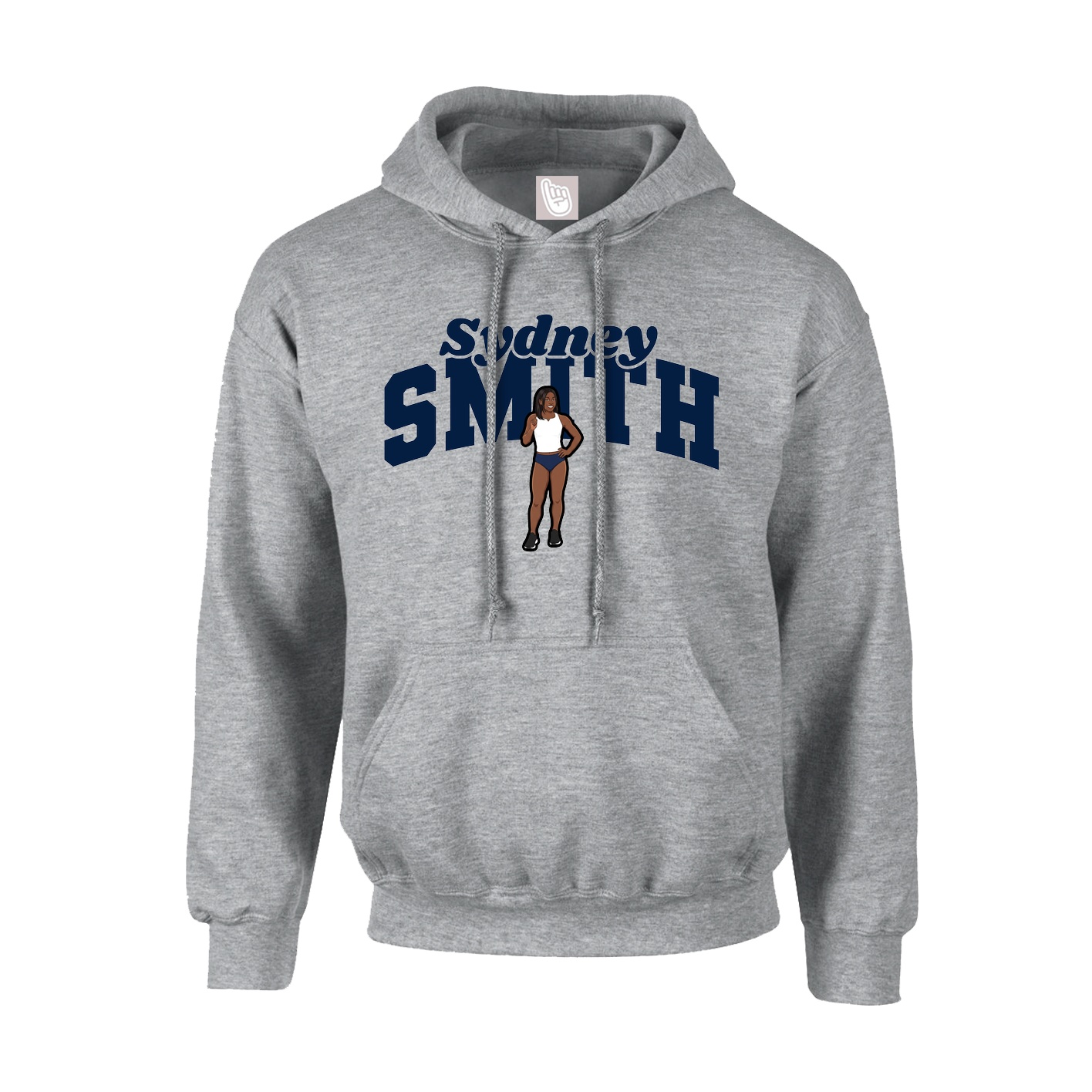 Hoodie — Signature Arch in Grey