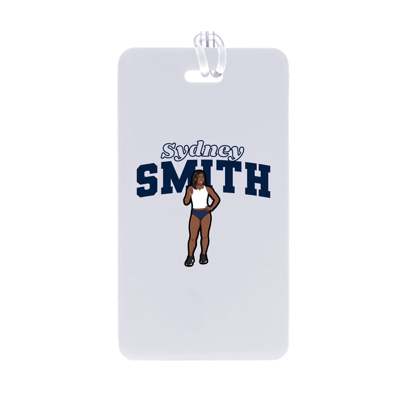 Bag Tag — Name Arch in Classic