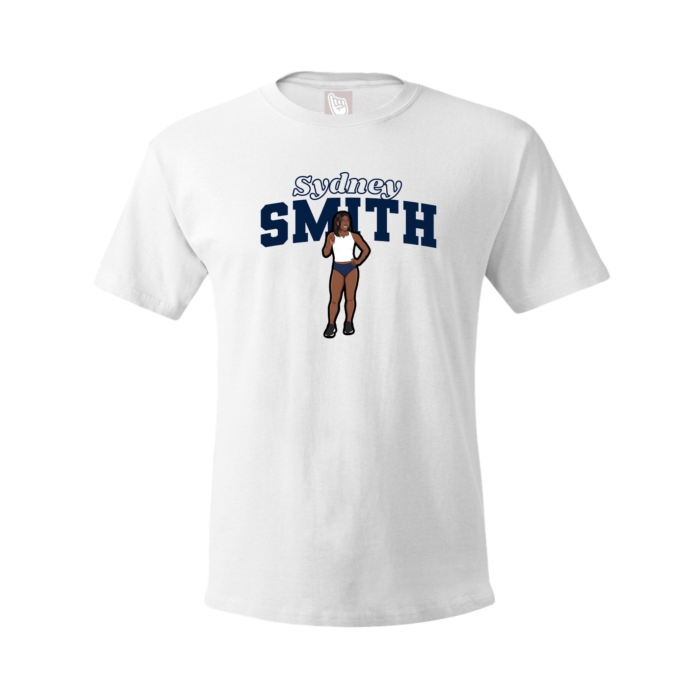 Tee — Name Arch in White