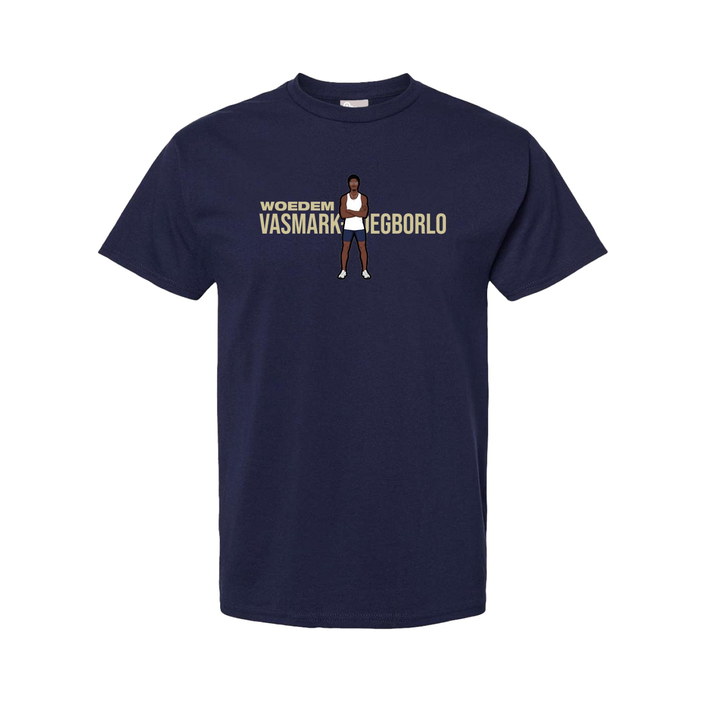 Tee — Player Name in Navy
