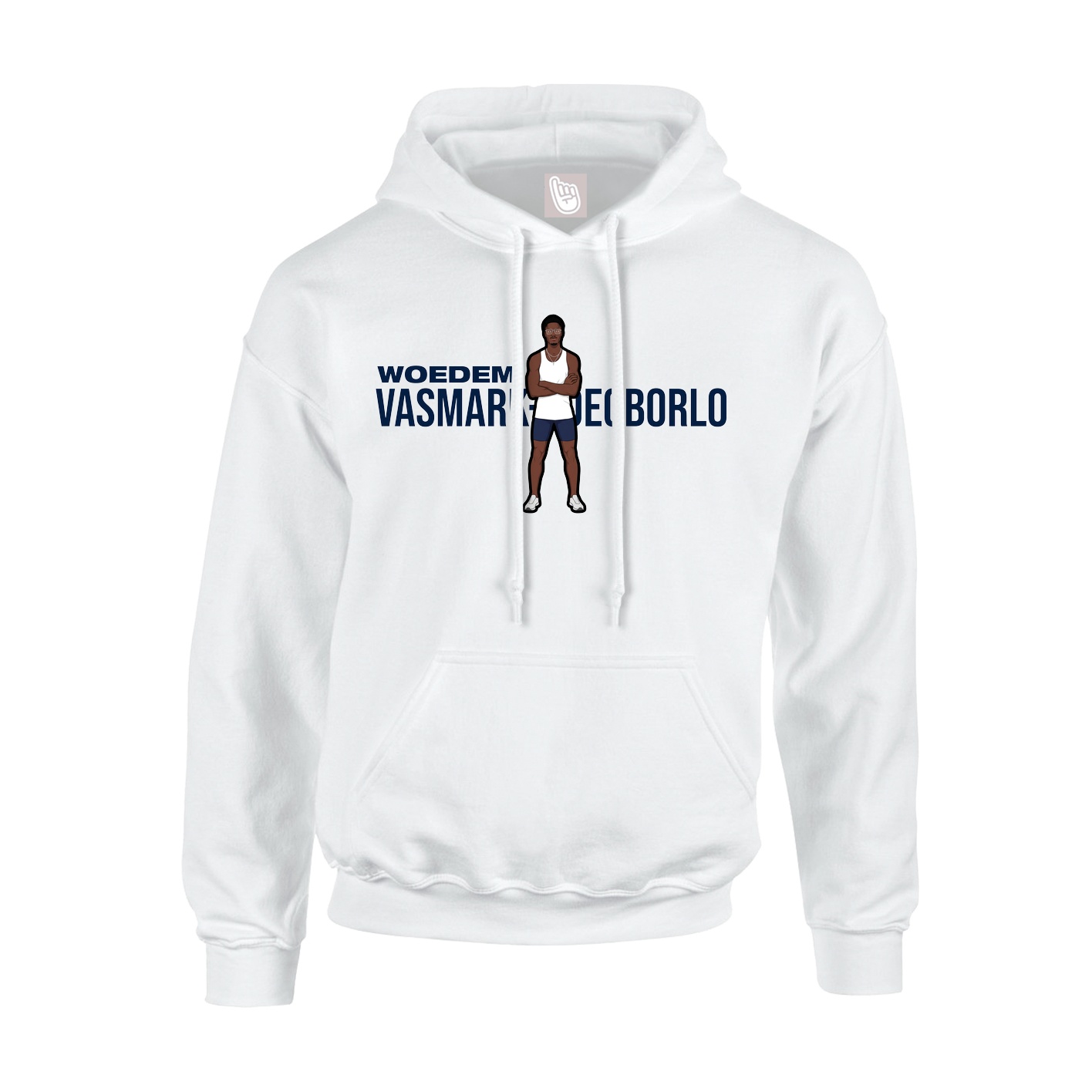 Hoodie — Player Name in White