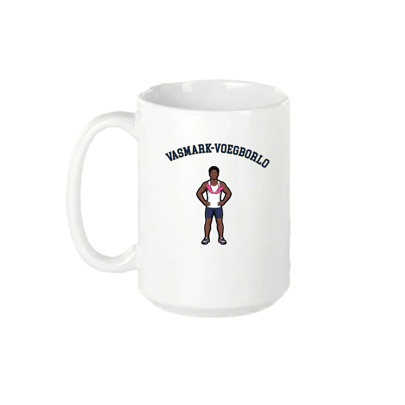 15oz Coffee Mug — Shirsey Arch in White