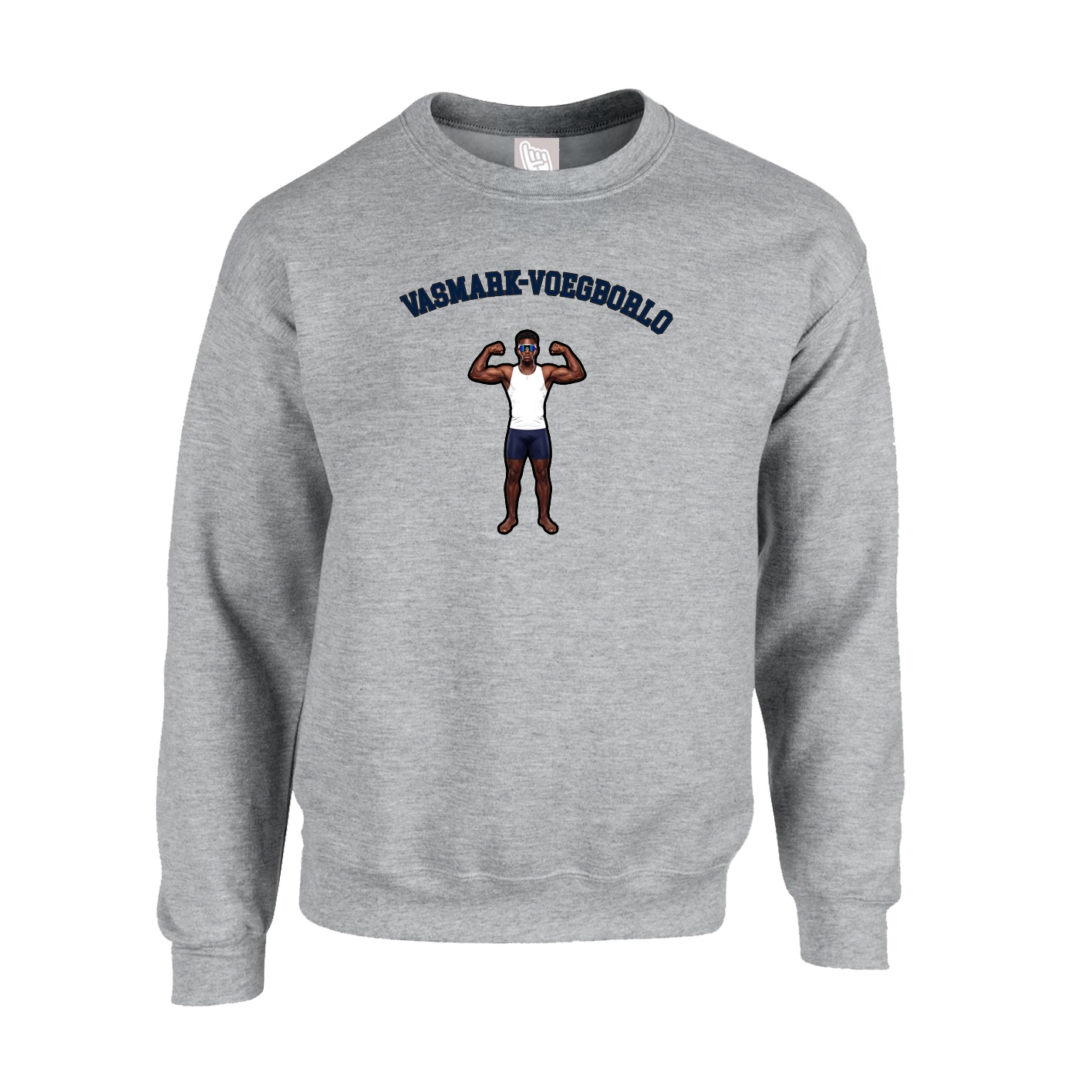 Fleece Crew — Shirsey Arch in Grey