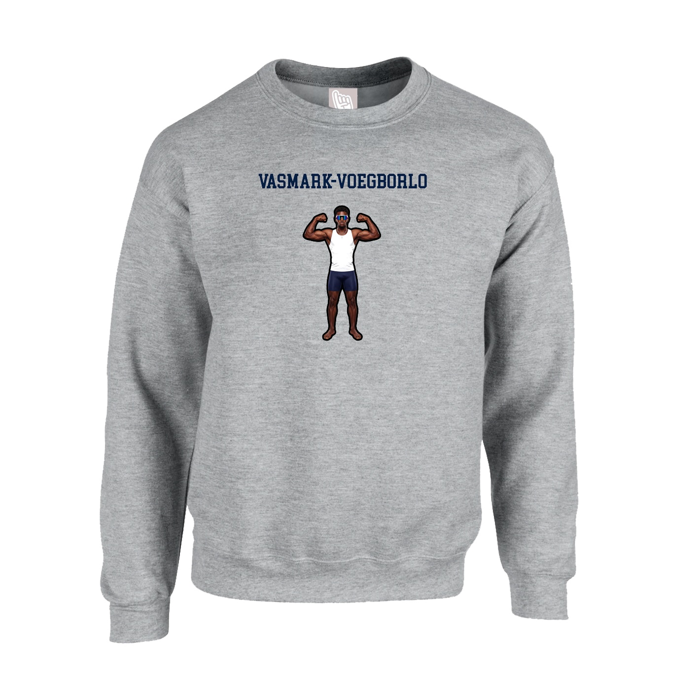 Fleece Crew — Shirsey in Grey