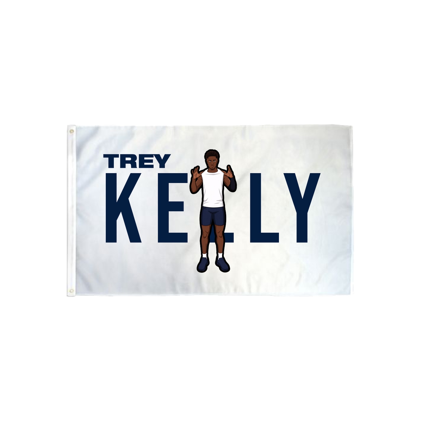 3x5 Flag — Player Name in Classic