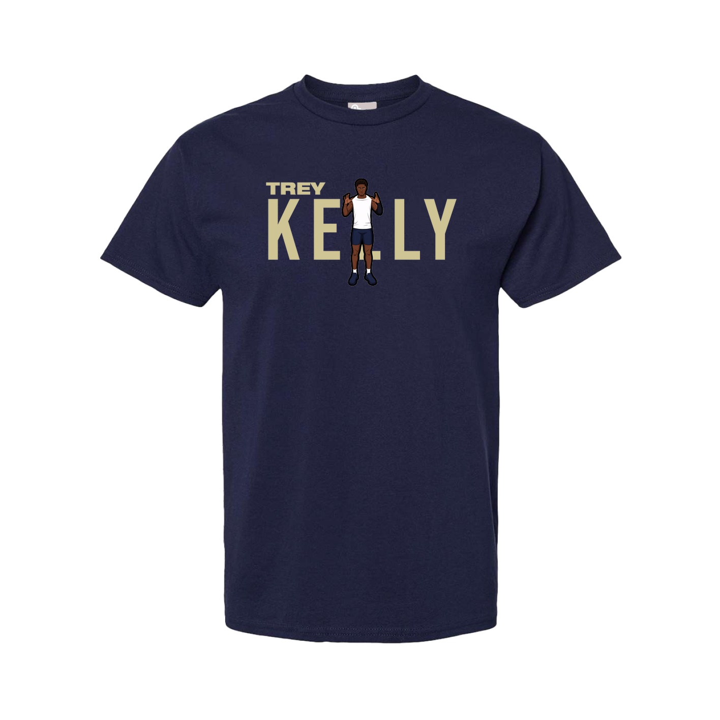 Youth Tee — Player Name in Navy