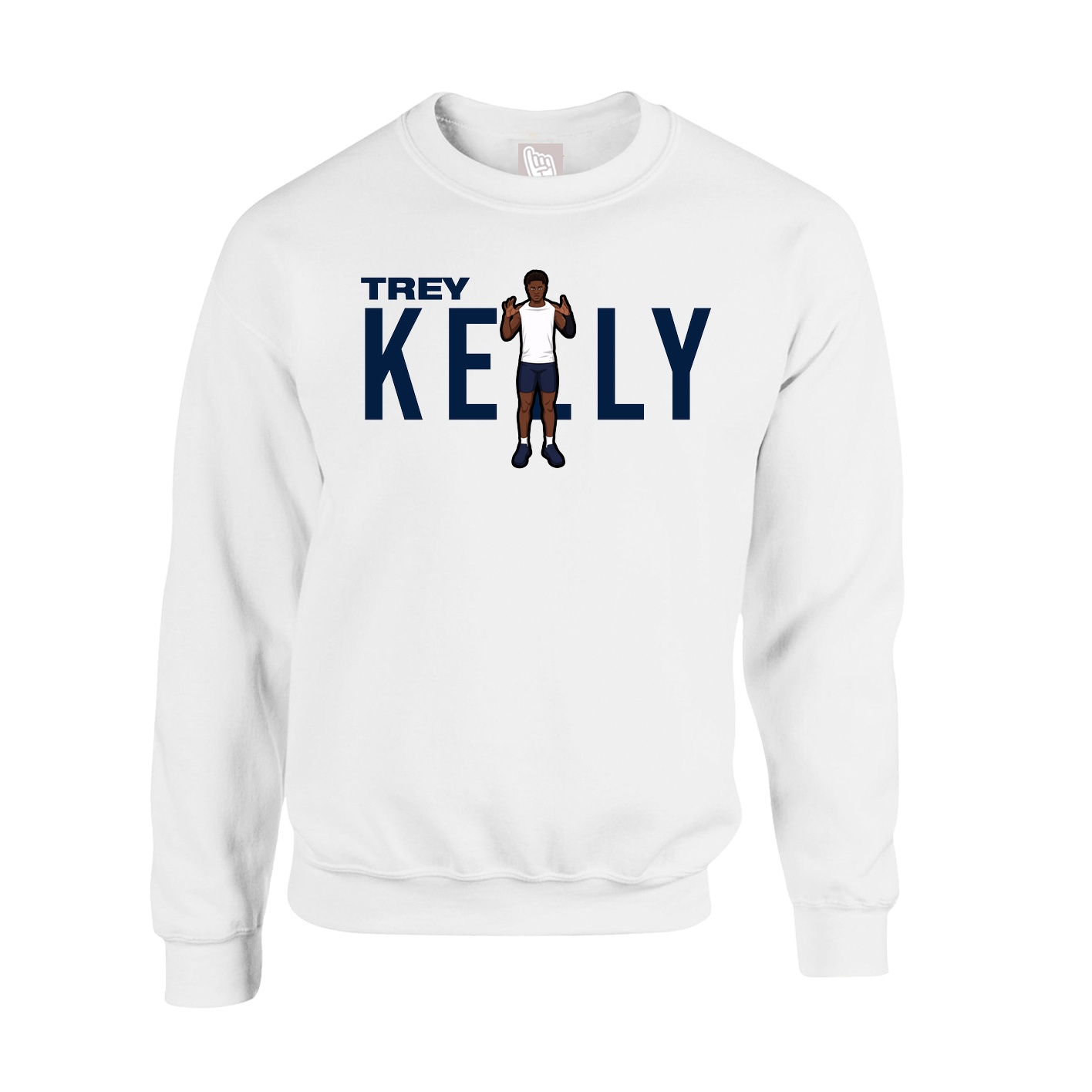 Fleece Crew — Player Name in White