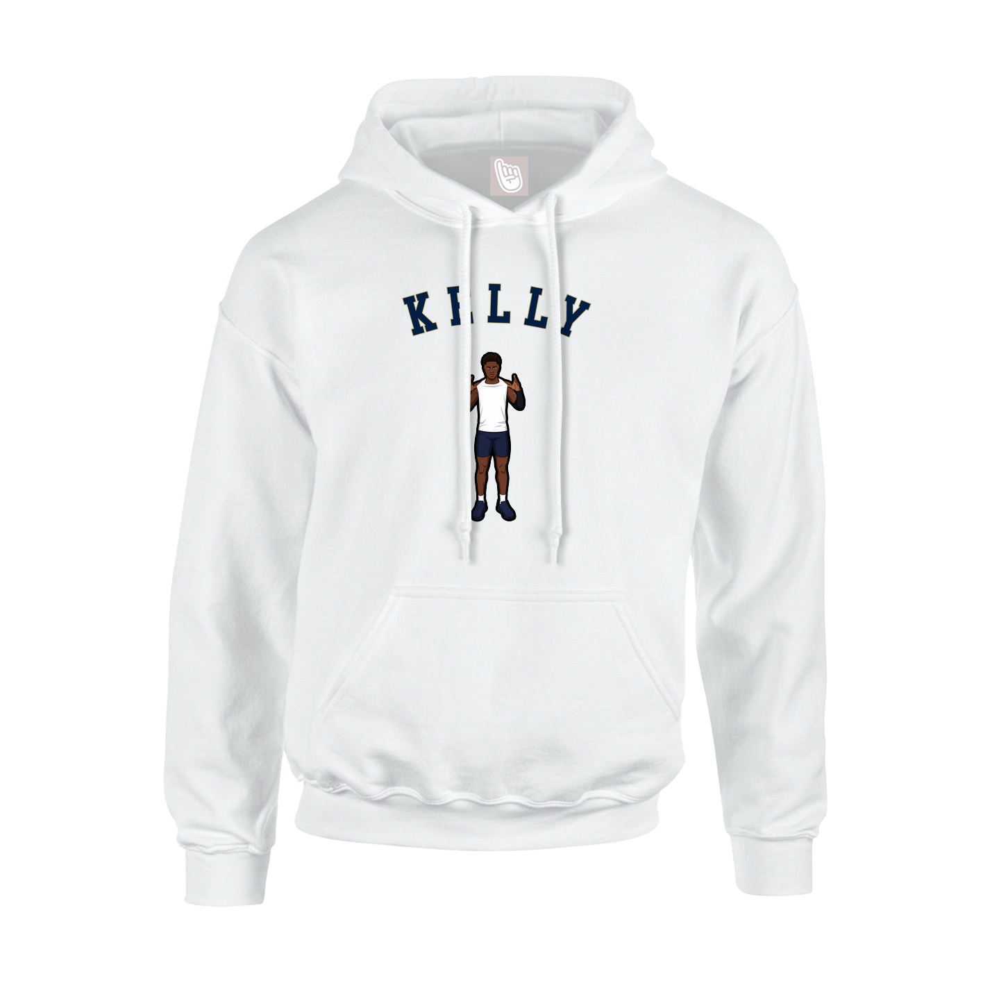 Youth Hoodie — Shirsey Arch in White