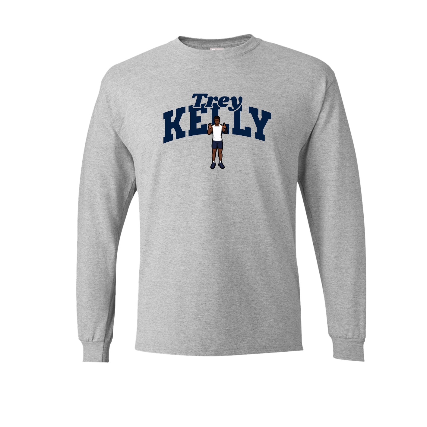 Long Sleeve Tee — Signature Arch in Grey